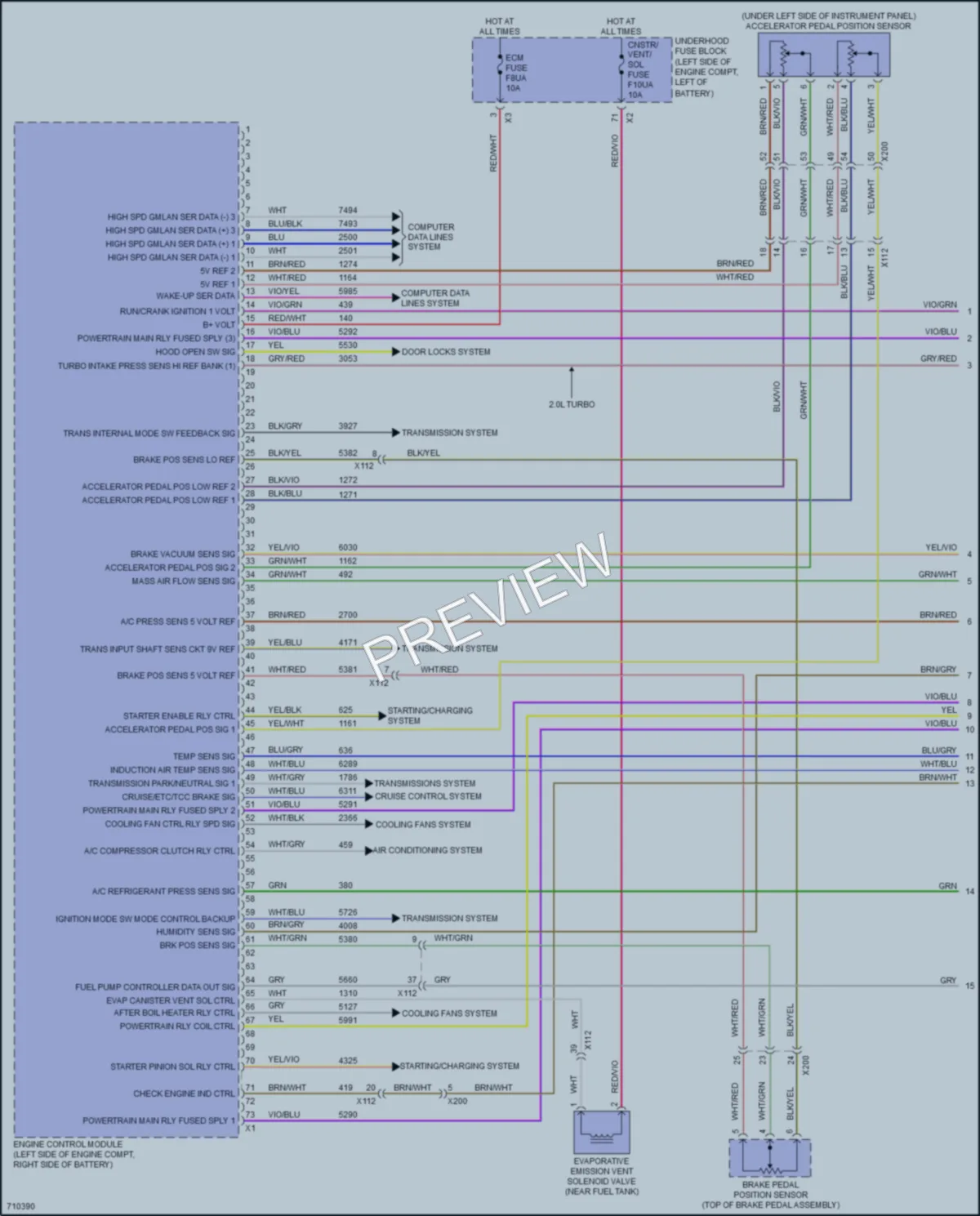 2020 Buick Envision Engine Performance wiring diagram preview
