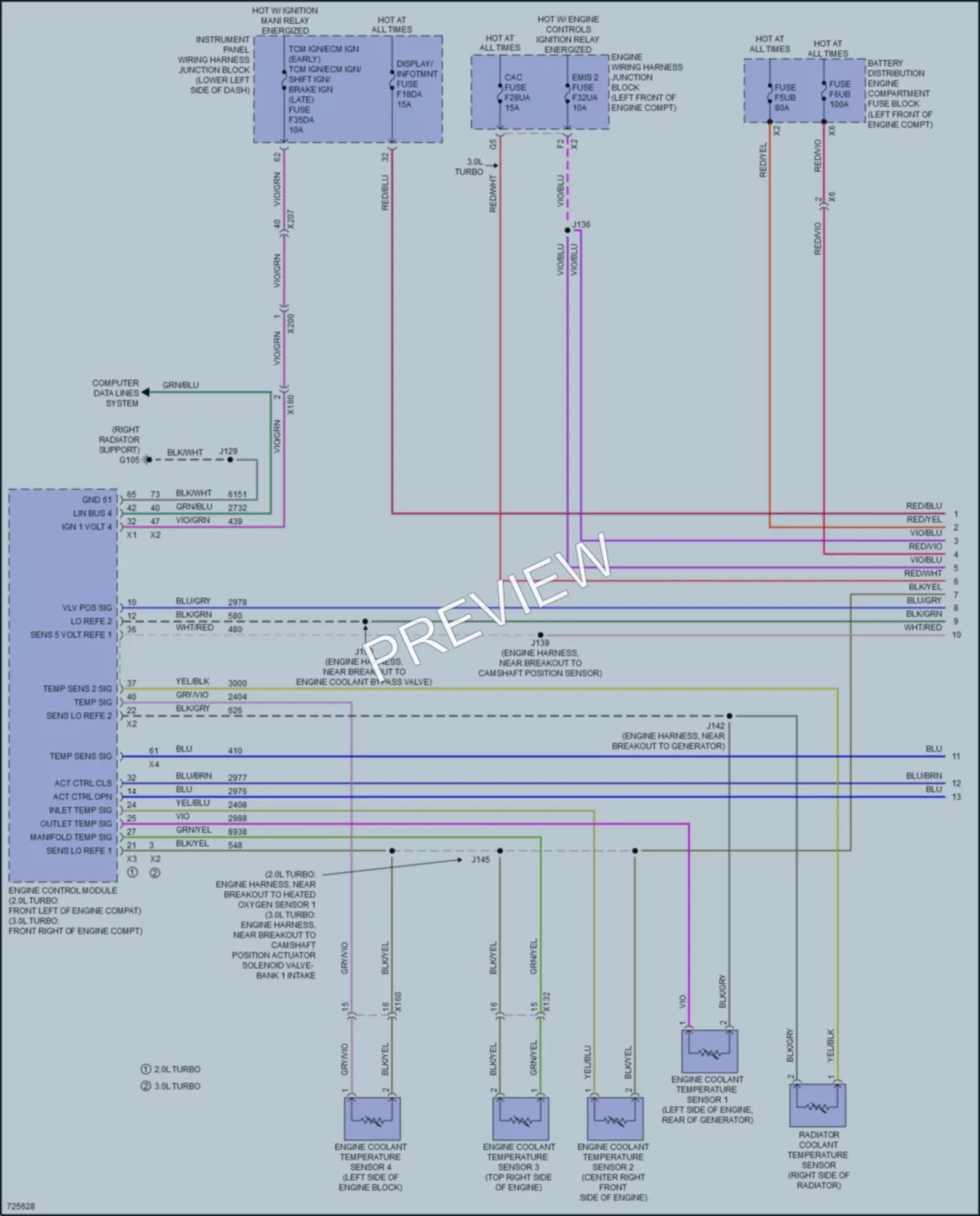 2020 Cadillac CT5 Cooling Fan wiring diagram preview