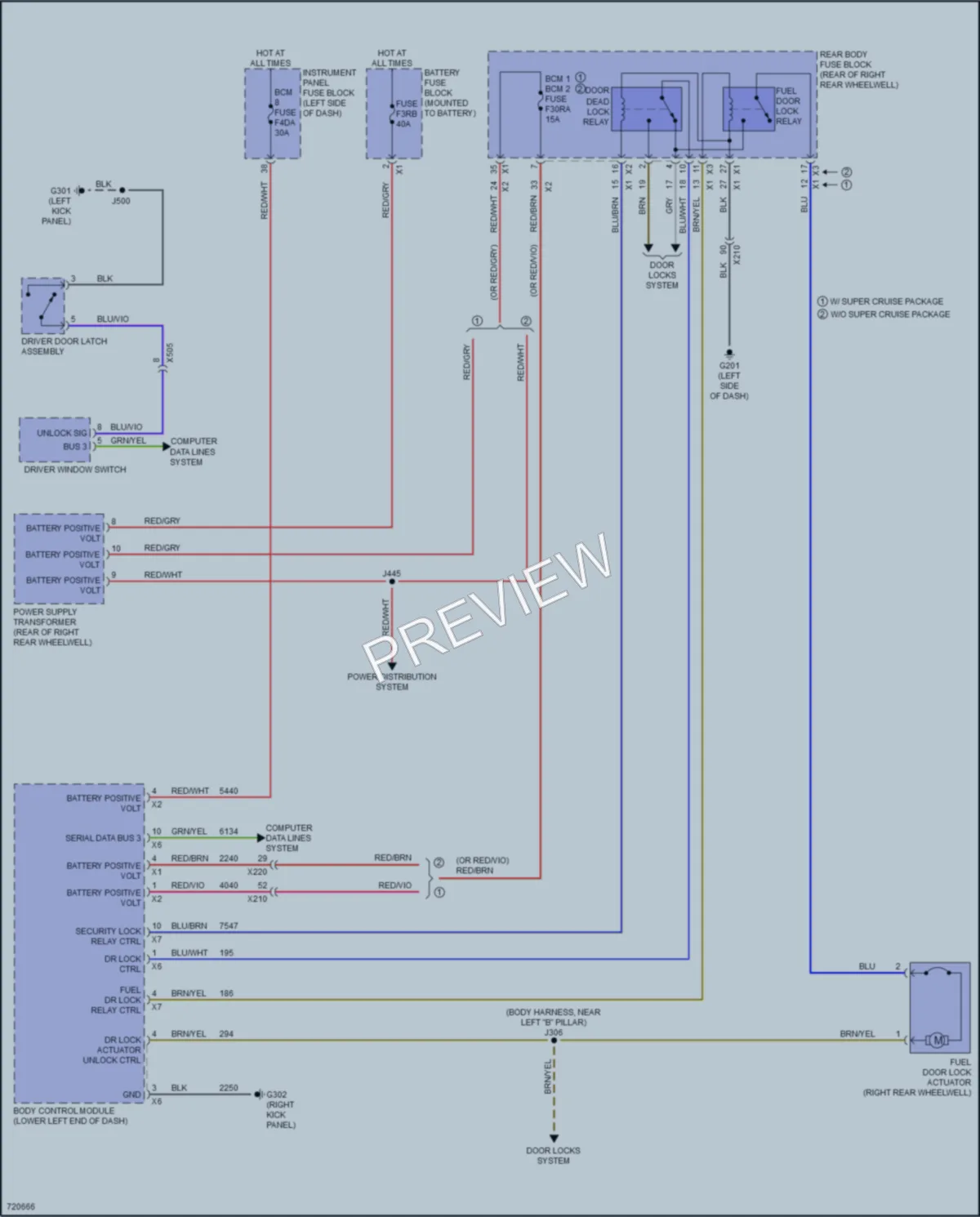 2020 Cadillac CT6V Trunk Tailgate Fuel Door wiring diagram preview