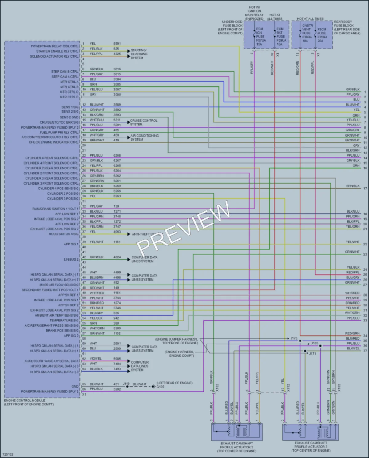 2020 Cadillac XT5 Engine Performance wiring diagram preview