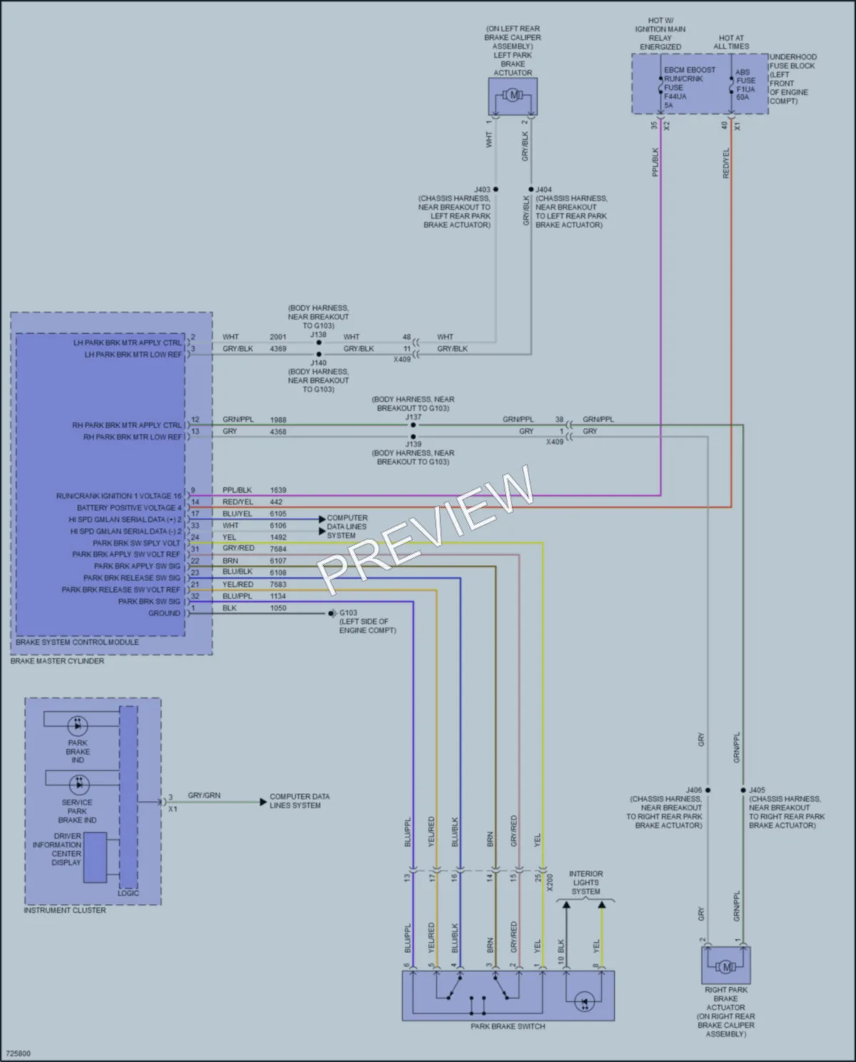 2020 Cadillac XT5 Shift Interlock wiring diagram preview