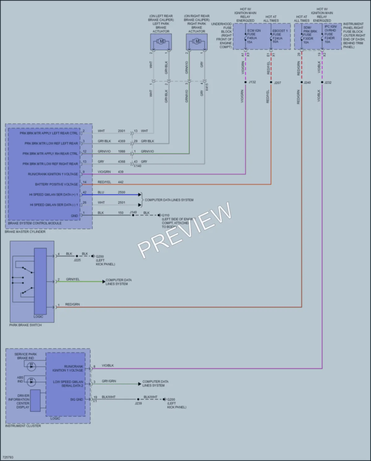 2020 Chevrolet 1500Silverado Shift Interlock wiring diagram preview