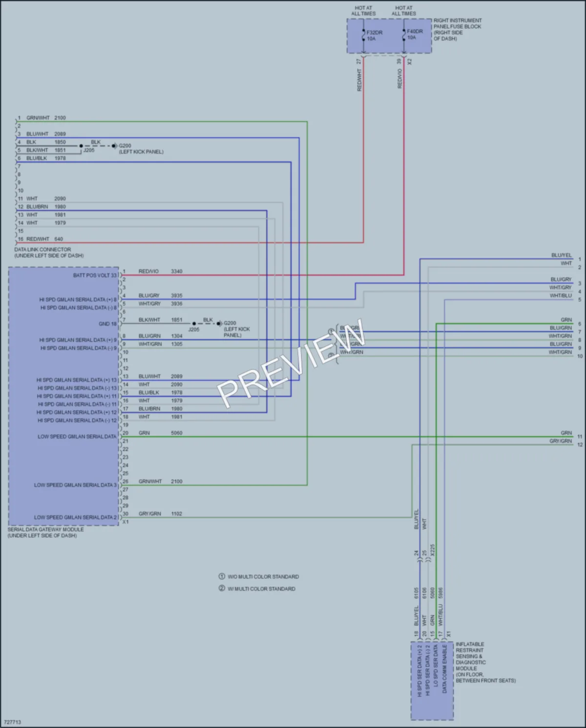 2020 Chevrolet 3500HDSilverado Computer Data Lines wiring diagram preview