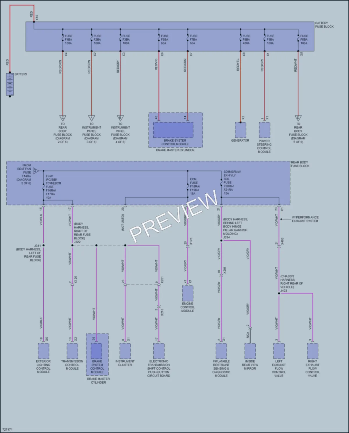 2020 Chevrolet CorvetteStingray Power Distribution wiring diagram preview
