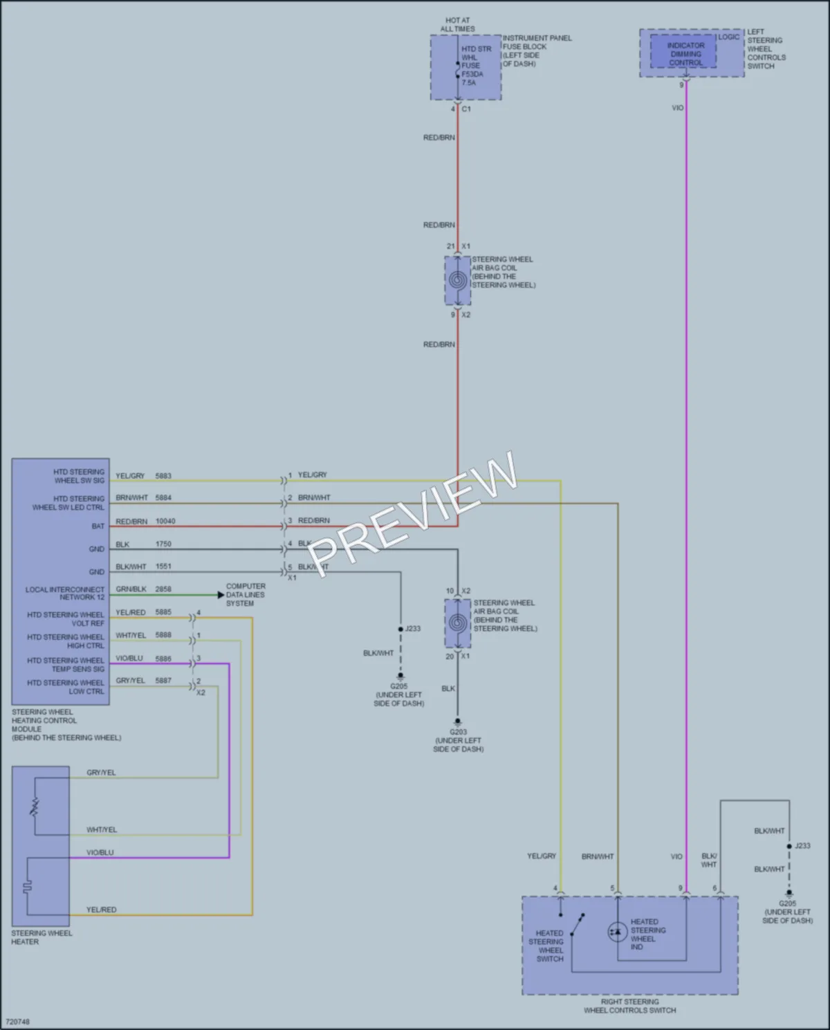 2020 Chevrolet CorvetteStingray Power Seats wiring diagram preview
