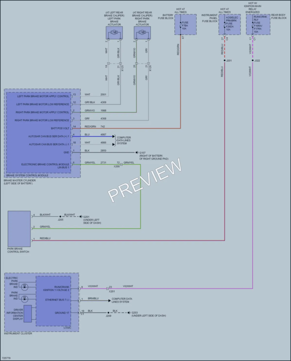 2020 Chevrolet CorvetteStingray Shift Interlock wiring diagram preview
