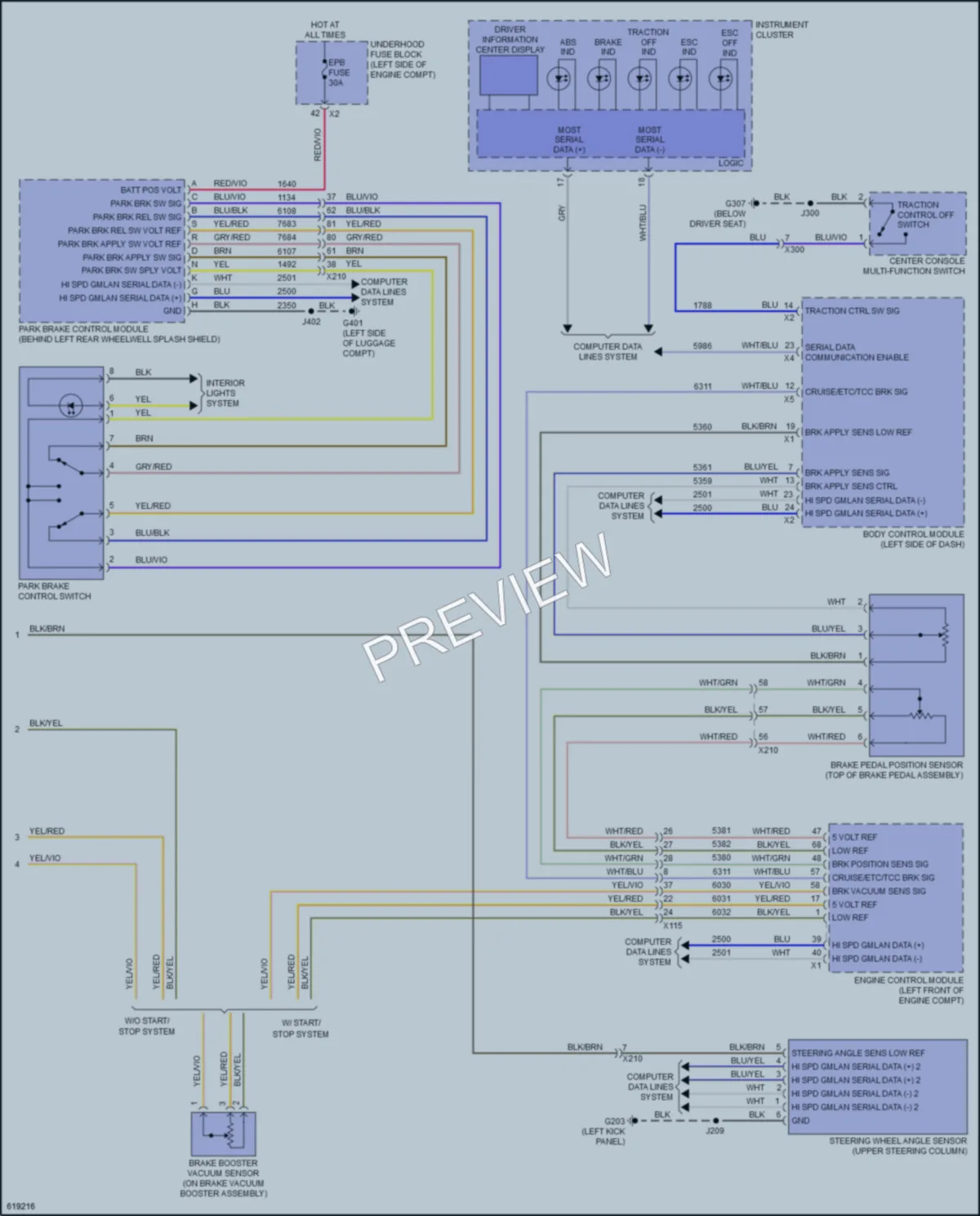 2020 Chevrolet Impala Anti Lock Brakes wiring diagram preview