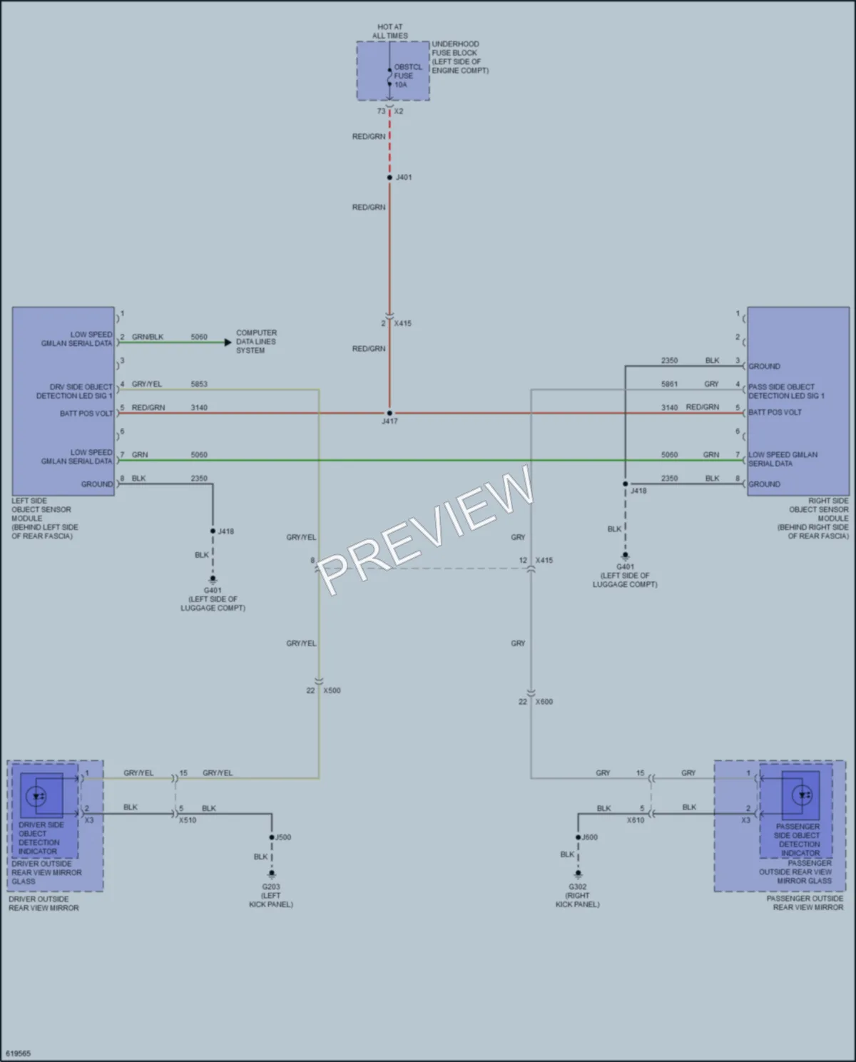 2020 Chevrolet Impala Navigation wiring diagram preview