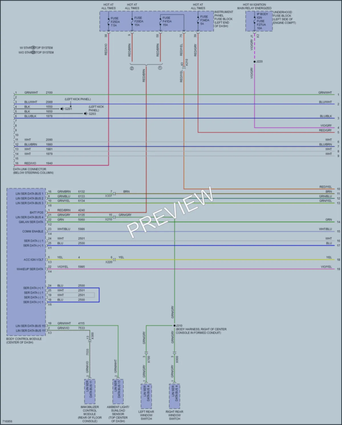 2020 Chevrolet Malibu Computer Data Lines wiring diagram preview