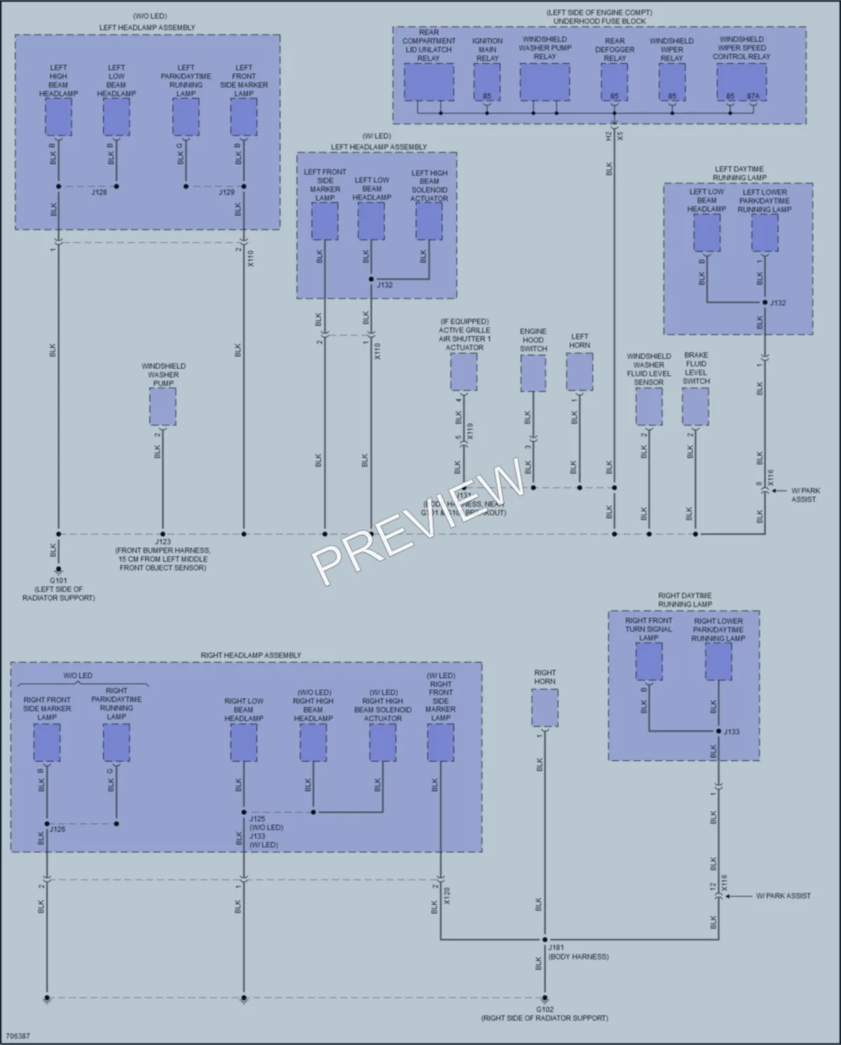 2020 Chevrolet Malibu Ground Distribution wiring diagram preview