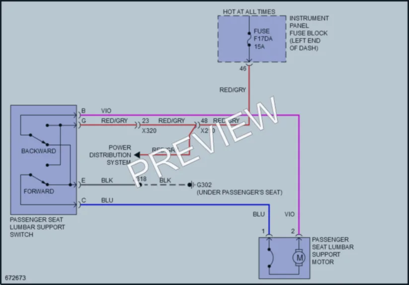 2020 Chevrolet Malibu Power Seats wiring diagram preview