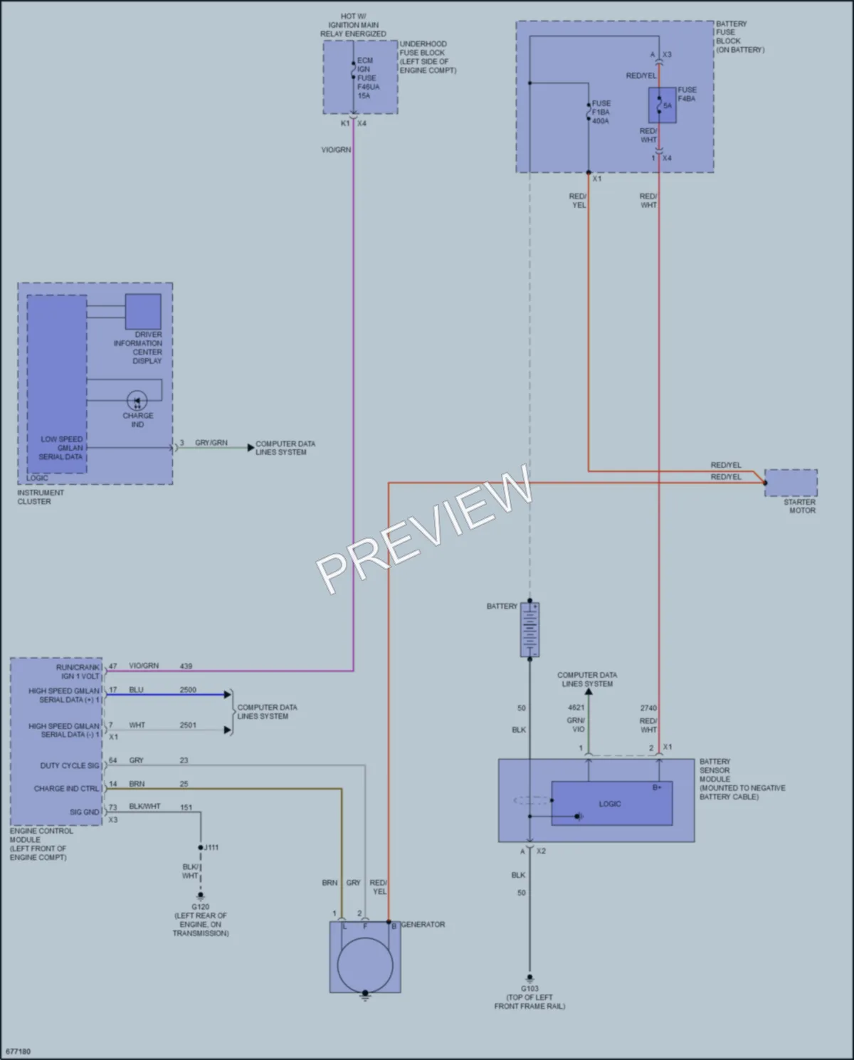2020 Chevrolet Malibu Starting Charging wiring diagram preview