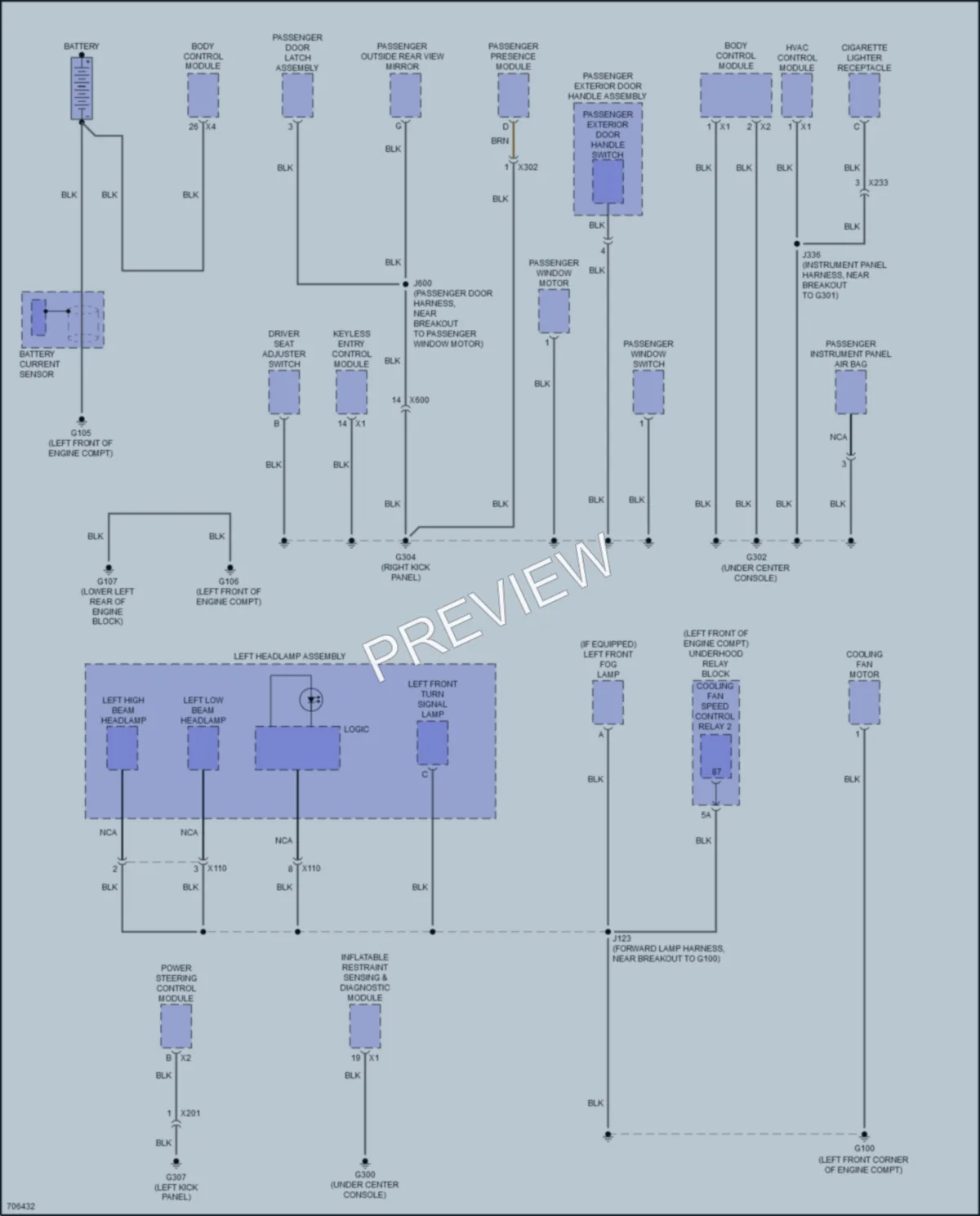 2020 Chevrolet Sonic Ground Distribution wiring diagram preview
