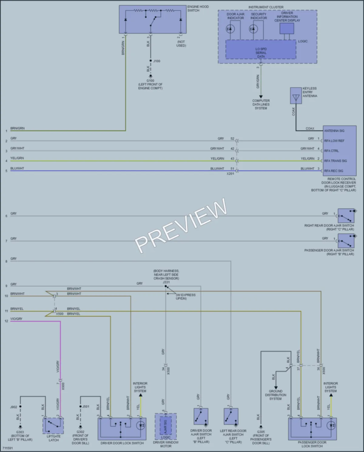 2020 Chevrolet Spark Anti Theft wiring diagram preview