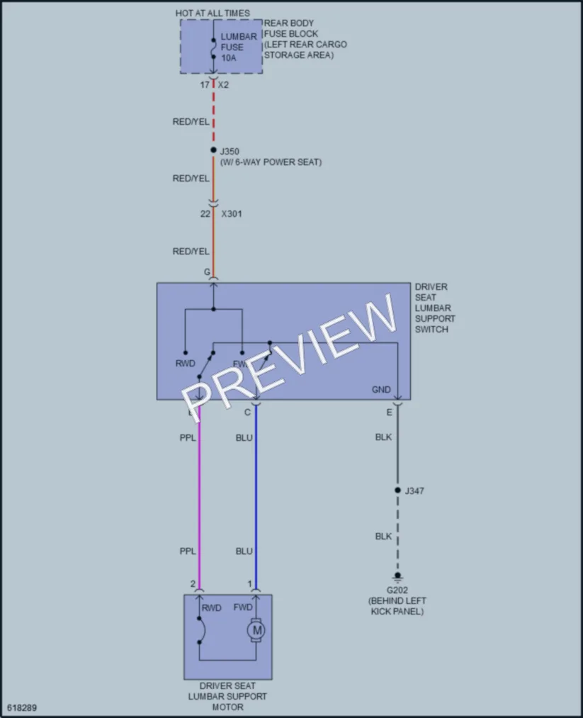 2020 Chevrolet Traverse Power Seats wiring diagram preview