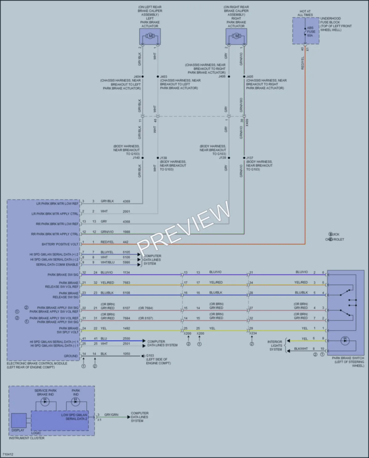 2020 Chevrolet Traverse Shift Interlock wiring diagram preview