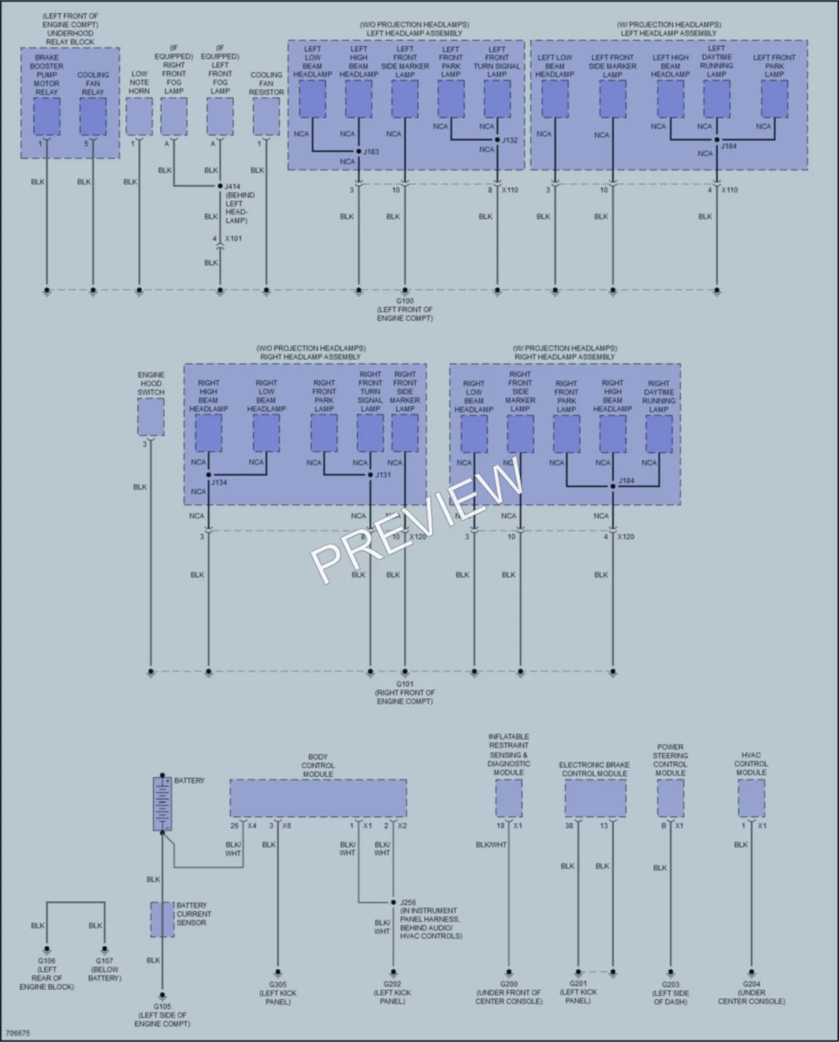 2020 Chevrolet Trax Ground Distribution wiring diagram preview