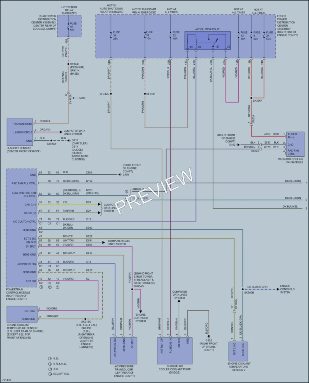 2020 Chrysler 300 Cooling Fan wiring diagram preview