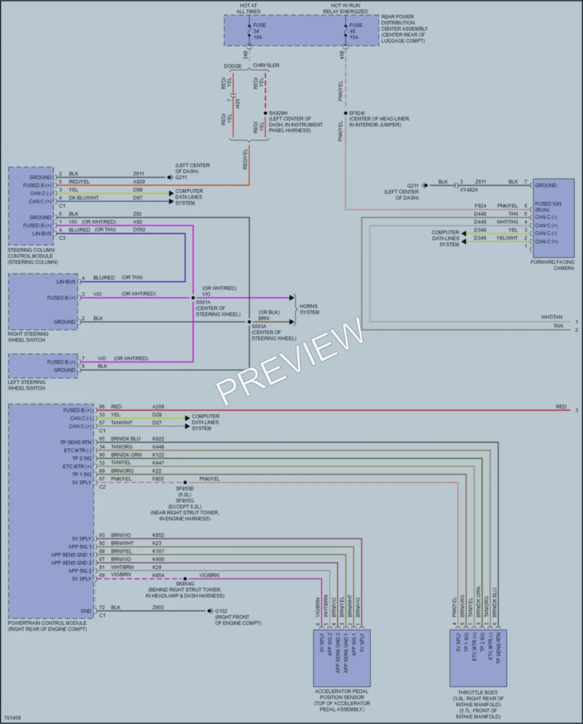 2020 Chrysler 300 Cruise Control wiring diagram preview