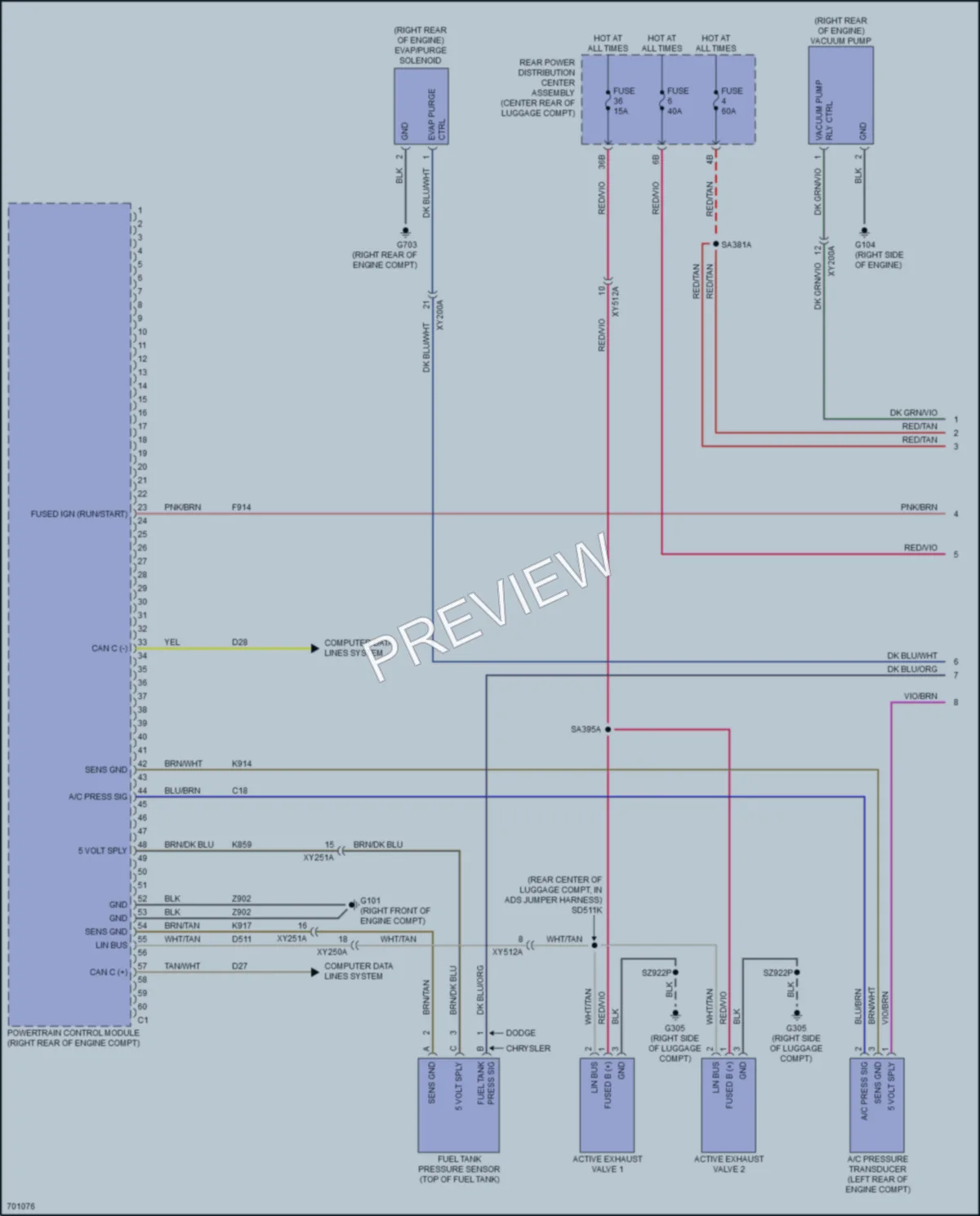 2020 Chrysler 300 Engine Performance wiring diagram preview