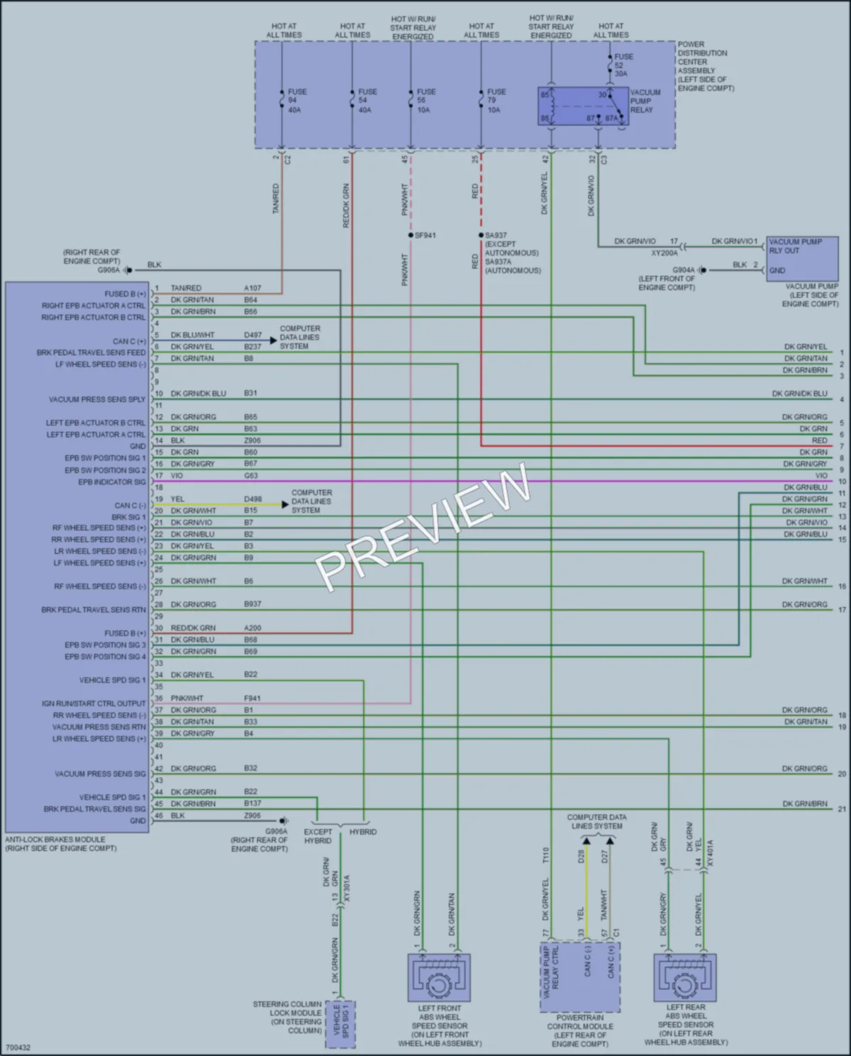 2020 Chrysler PacificaNew Anti Lock Brakes wiring diagram preview