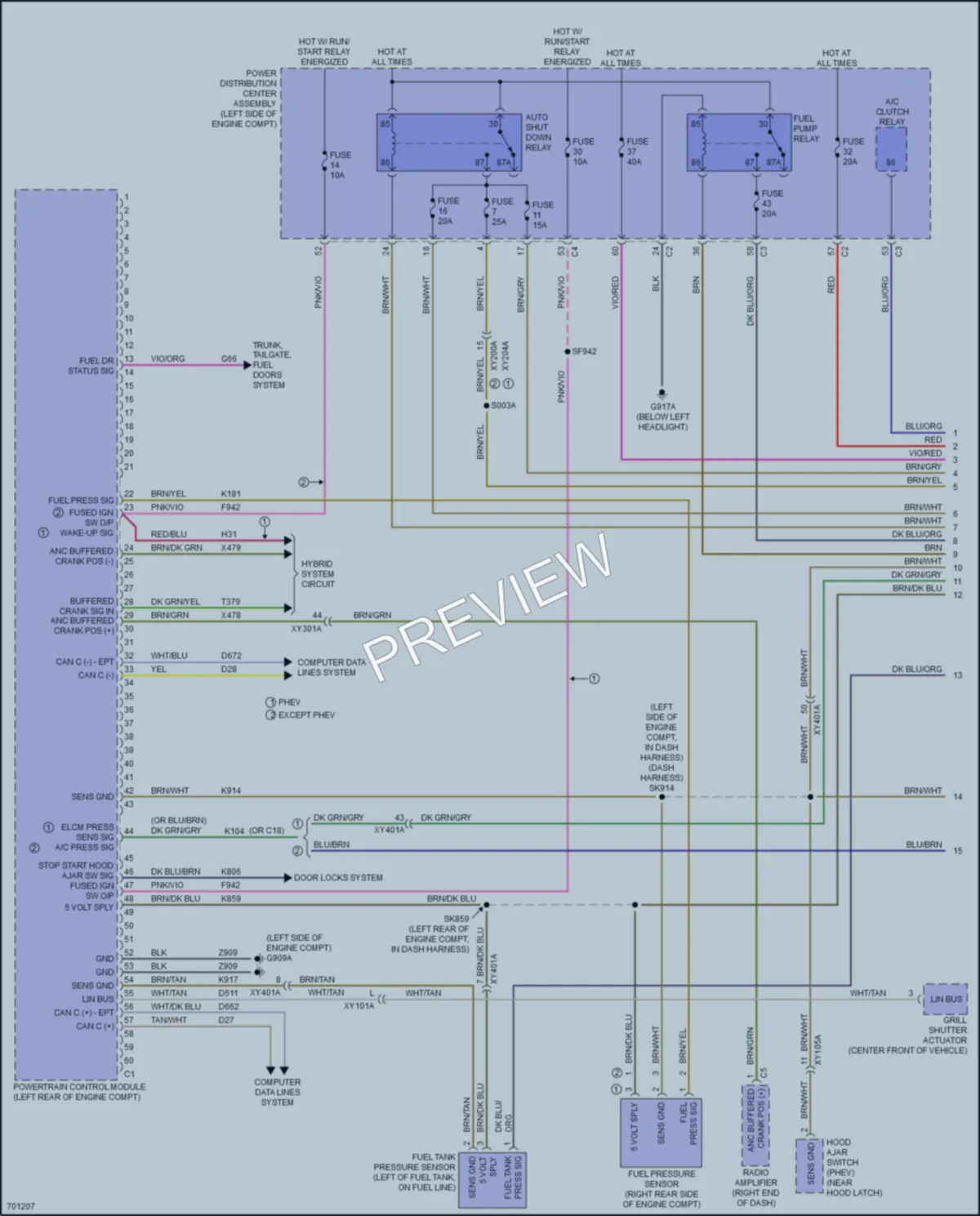 2020 Chrysler PacificaNew Engine Performance wiring diagram preview