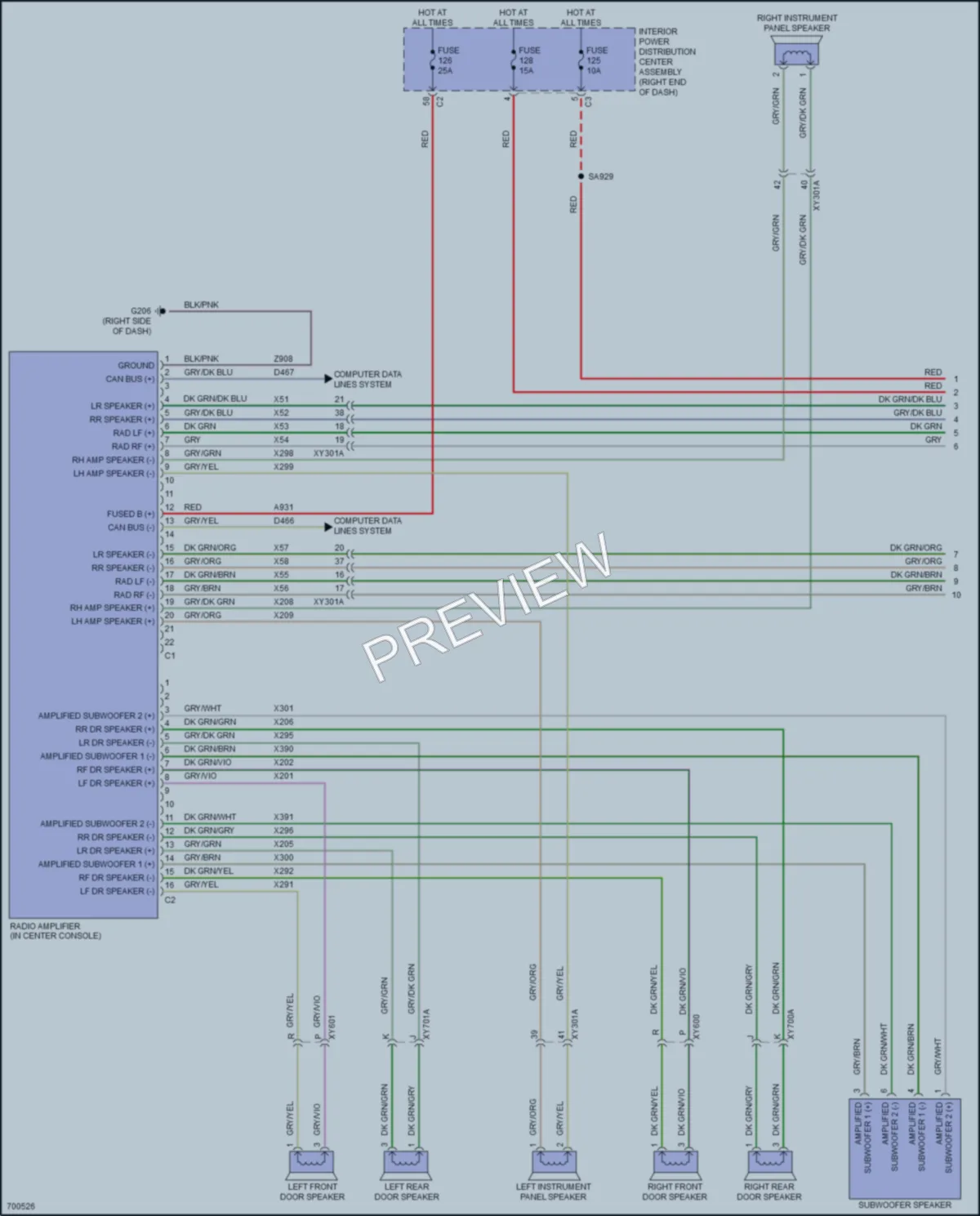 2020 Dodge Journey Navigation wiring diagram preview