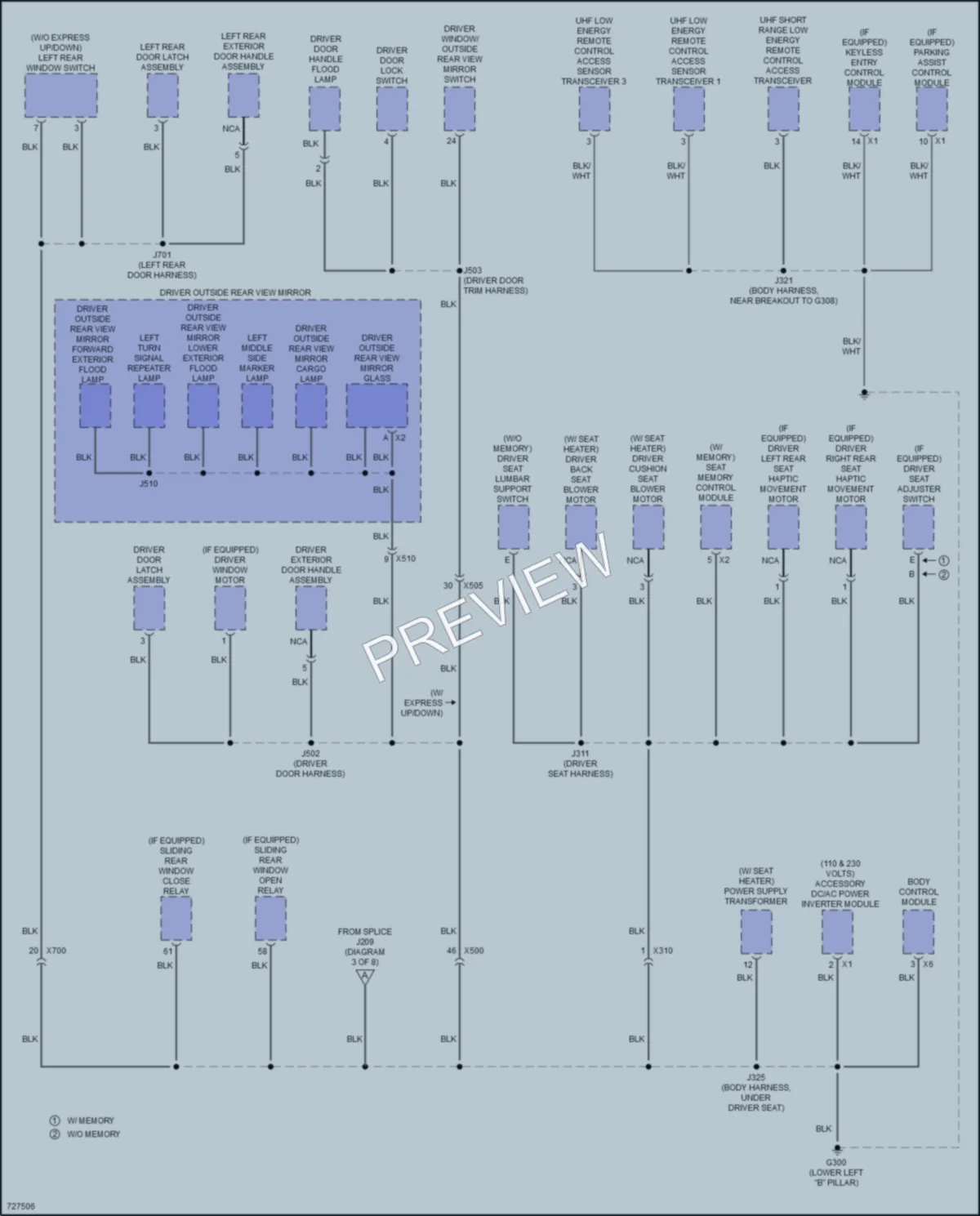 2020 GMC 1500Sierra Ground Distribution wiring diagram preview
