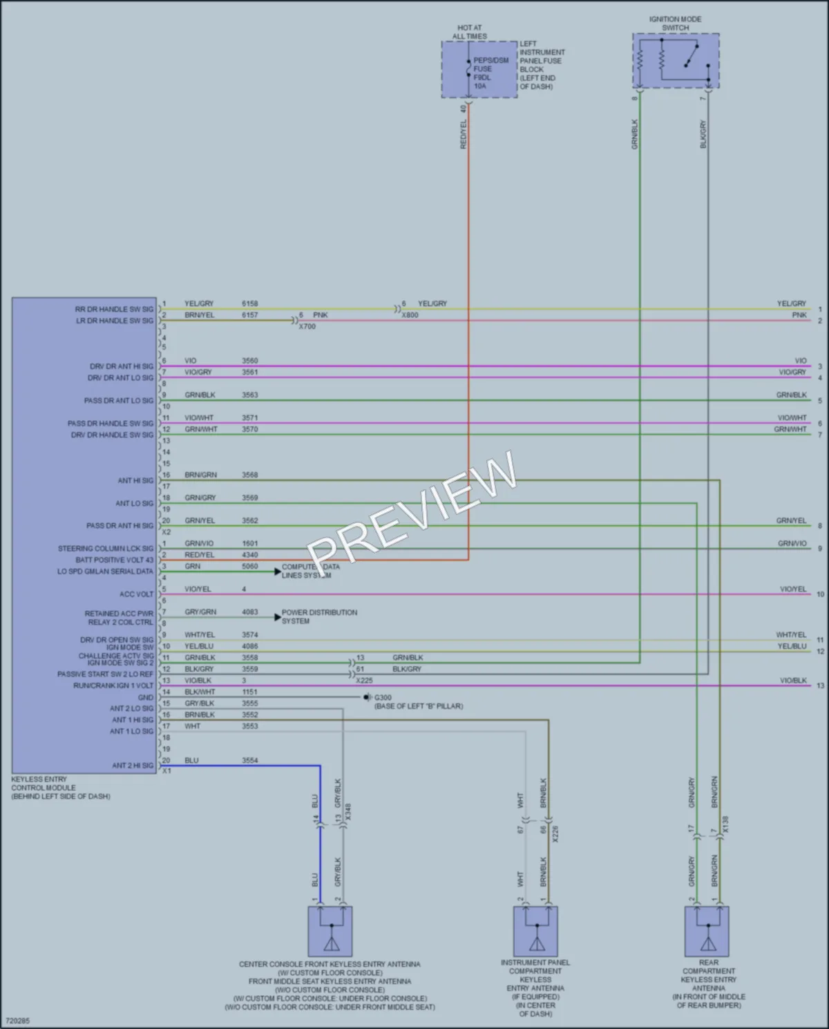 2020 GMC 2500HDSierra Anti Theft wiring diagram preview