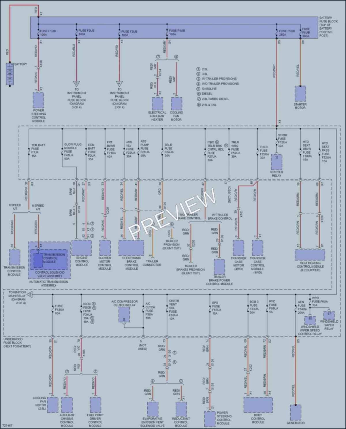 2020 GMC Canyon Power Distribution wiring diagram preview