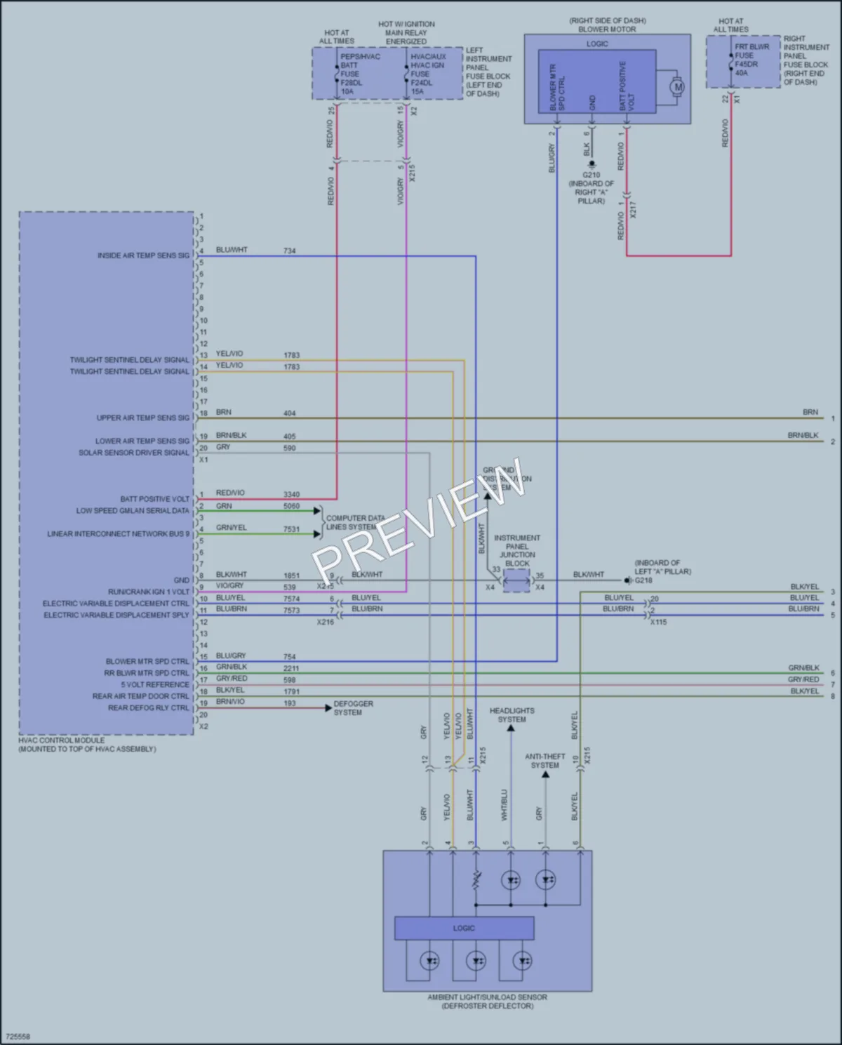 2020 GMC Yukon Air Conditioning wiring diagram preview
