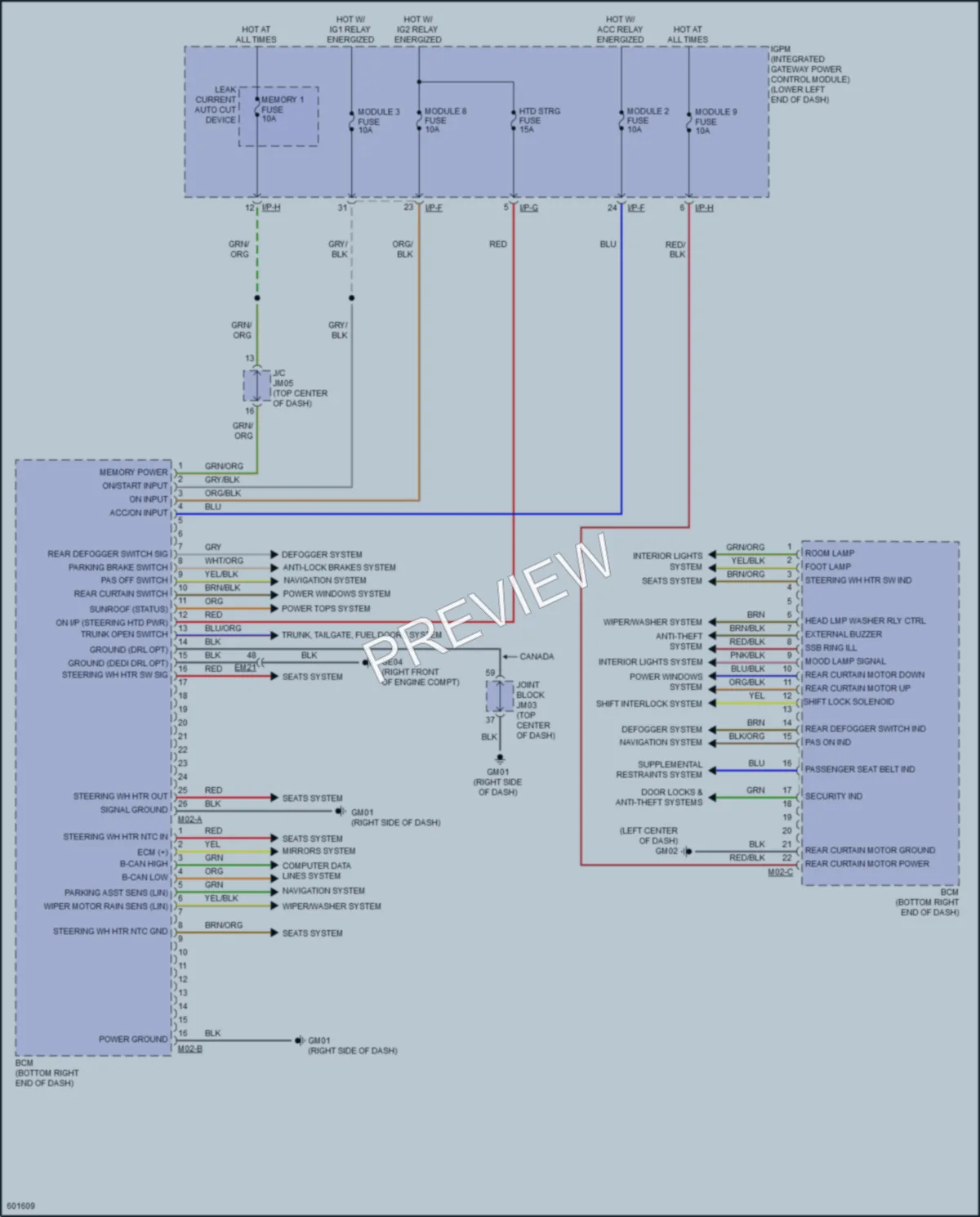 2020 Genesis G80 Body Control Modules wiring diagram preview