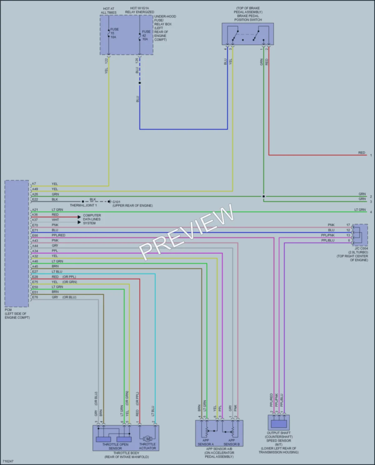2020 Honda AccordHybrid Cruise Control wiring diagram preview
