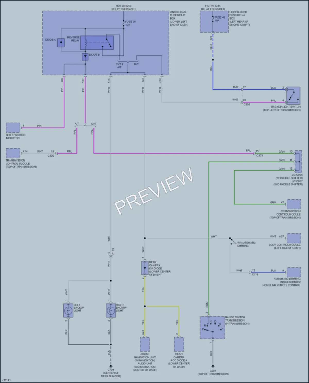 2020 Honda AccordHybrid Exterior Lights wiring diagram preview
