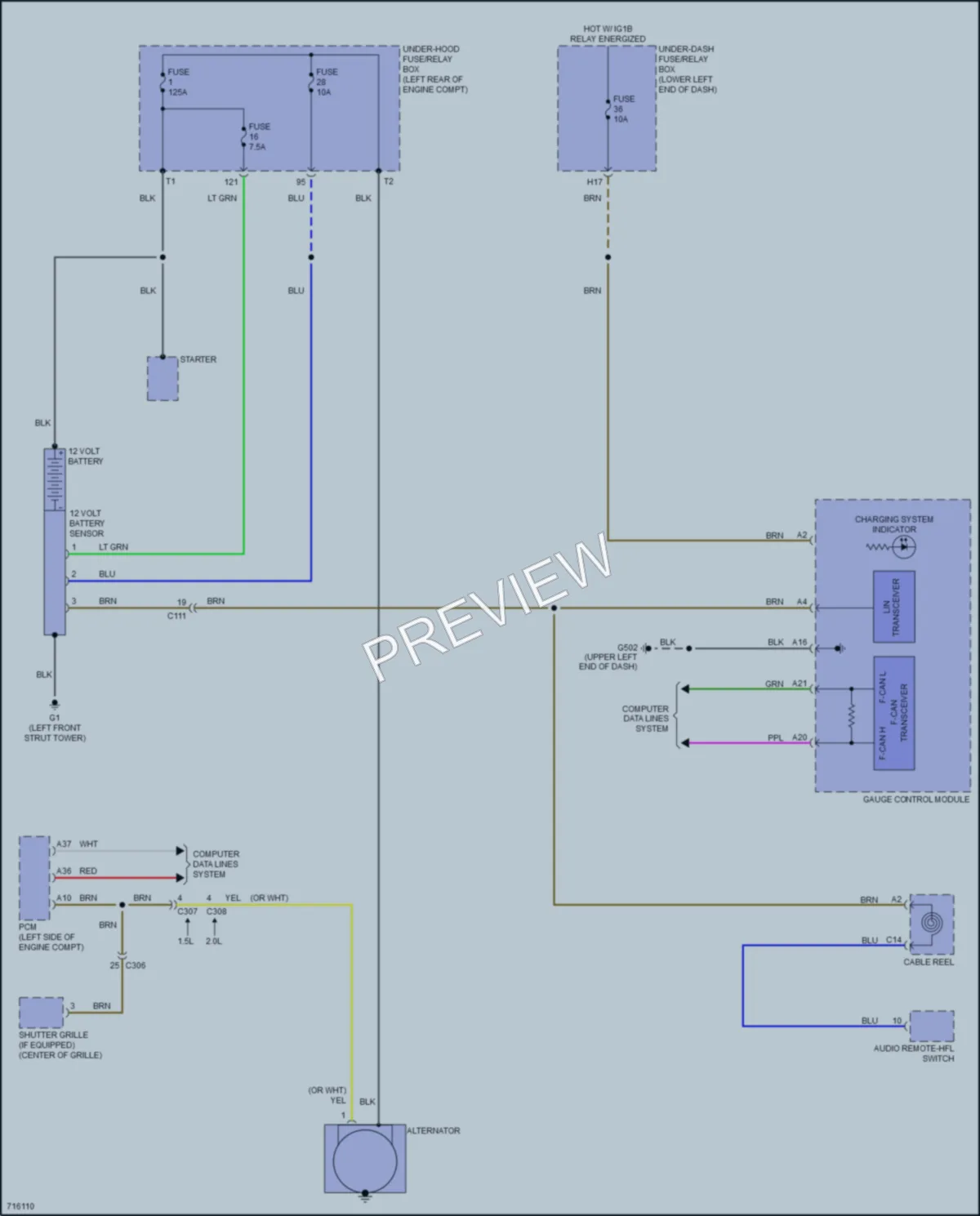 2020 Honda AccordHybrid Starting Charging wiring diagram preview