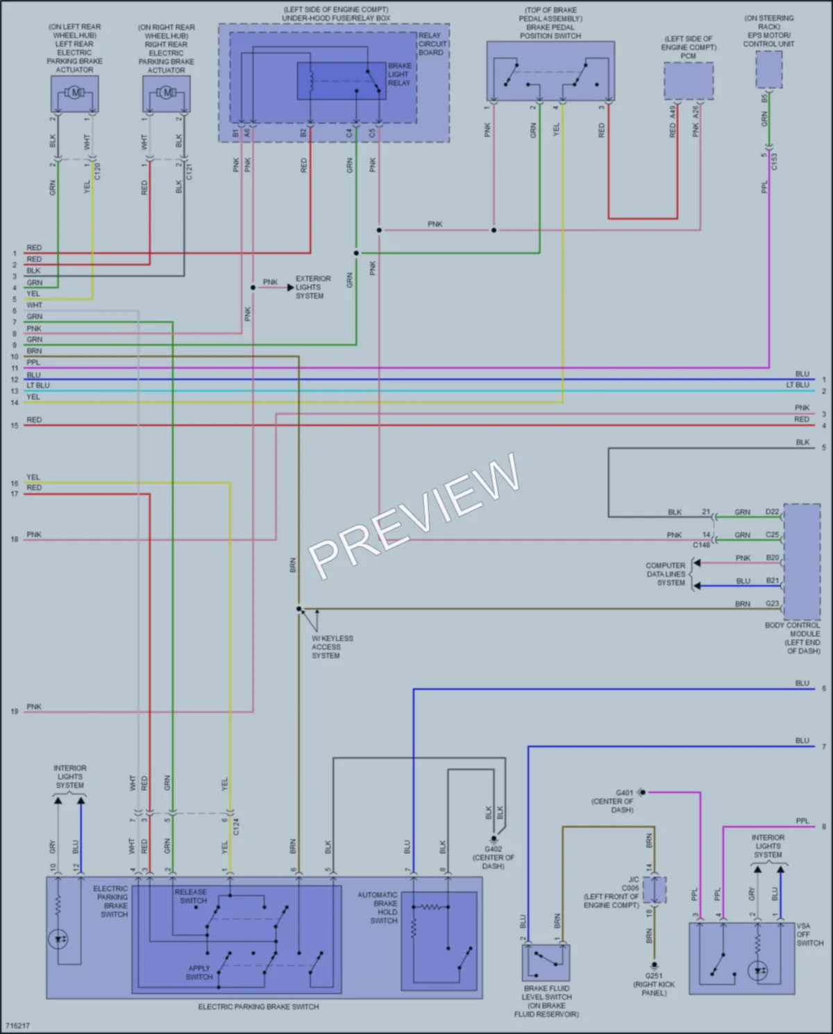 2020 Honda CRVHybrid Anti Lock Brakes wiring diagram preview