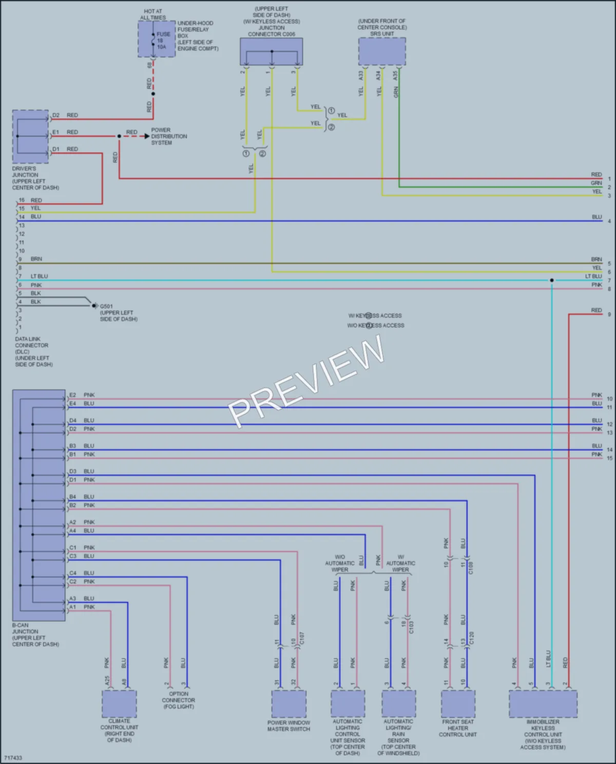 2020 Honda Civic Computer Data Lines wiring diagram preview