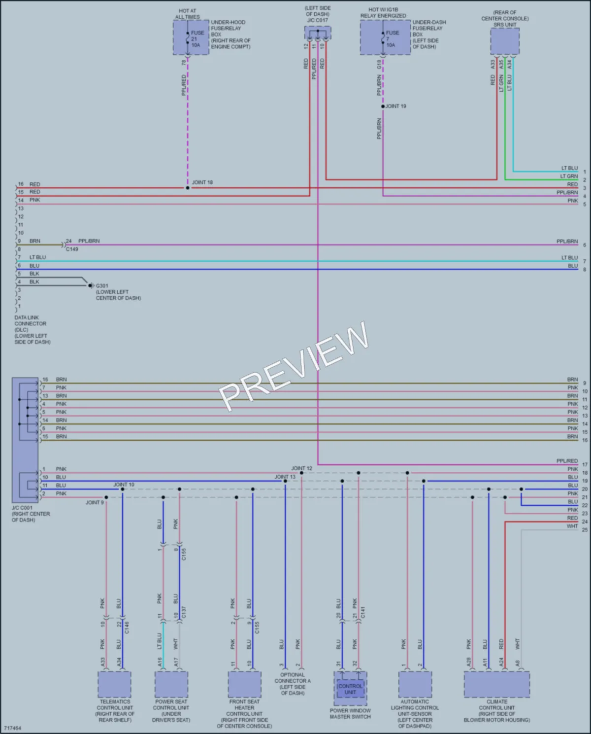 2020 Honda ClarityFuelCell Computer Data Lines wiring diagram preview