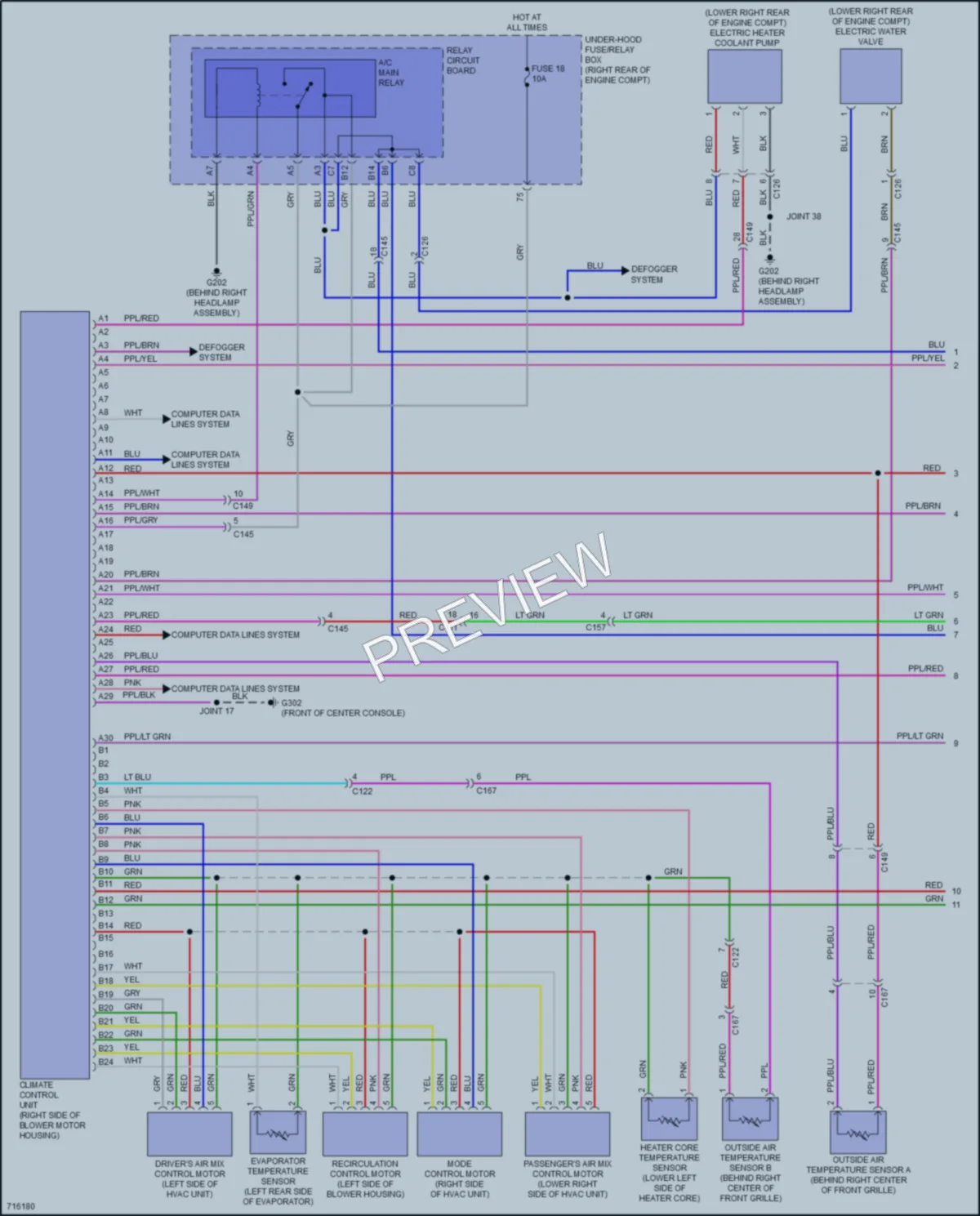 2020 Honda ClarityPlugIn Air Conditioning wiring diagram preview