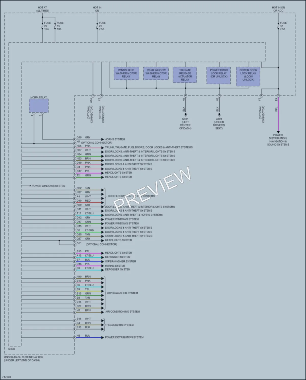 2020 Honda Fit Body Control Modules wiring diagram preview