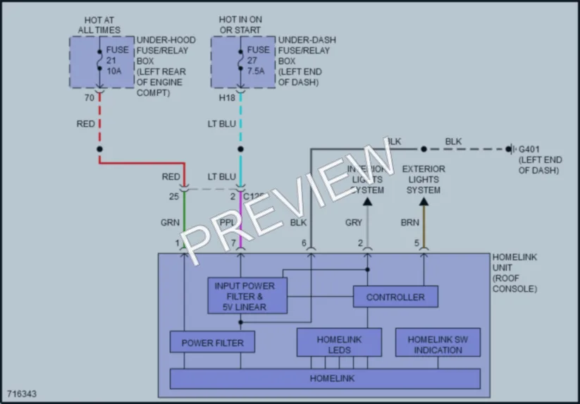 2020 Honda HRV Navigation wiring diagram preview