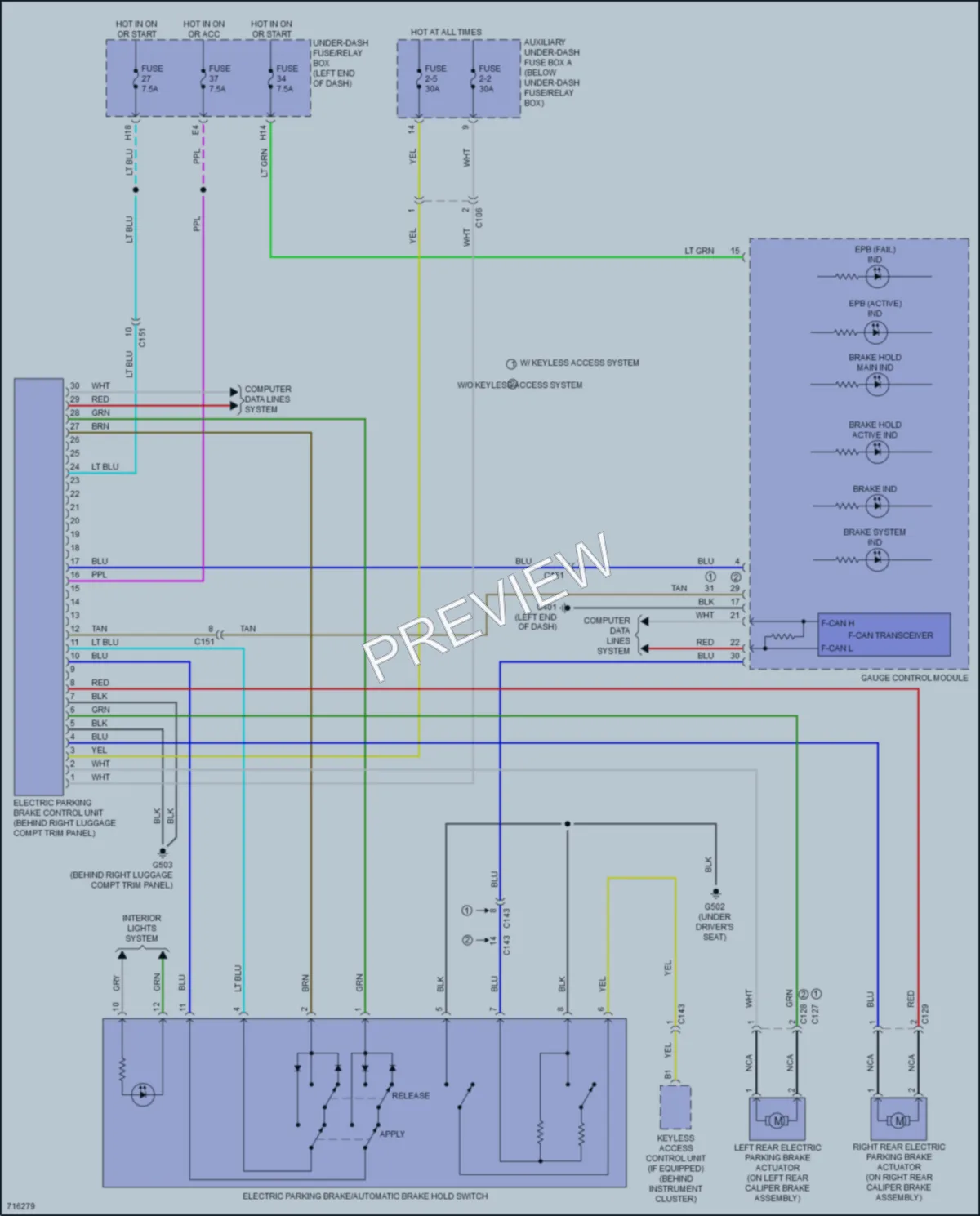 2020 Honda HRV Shift Interlock wiring diagram preview