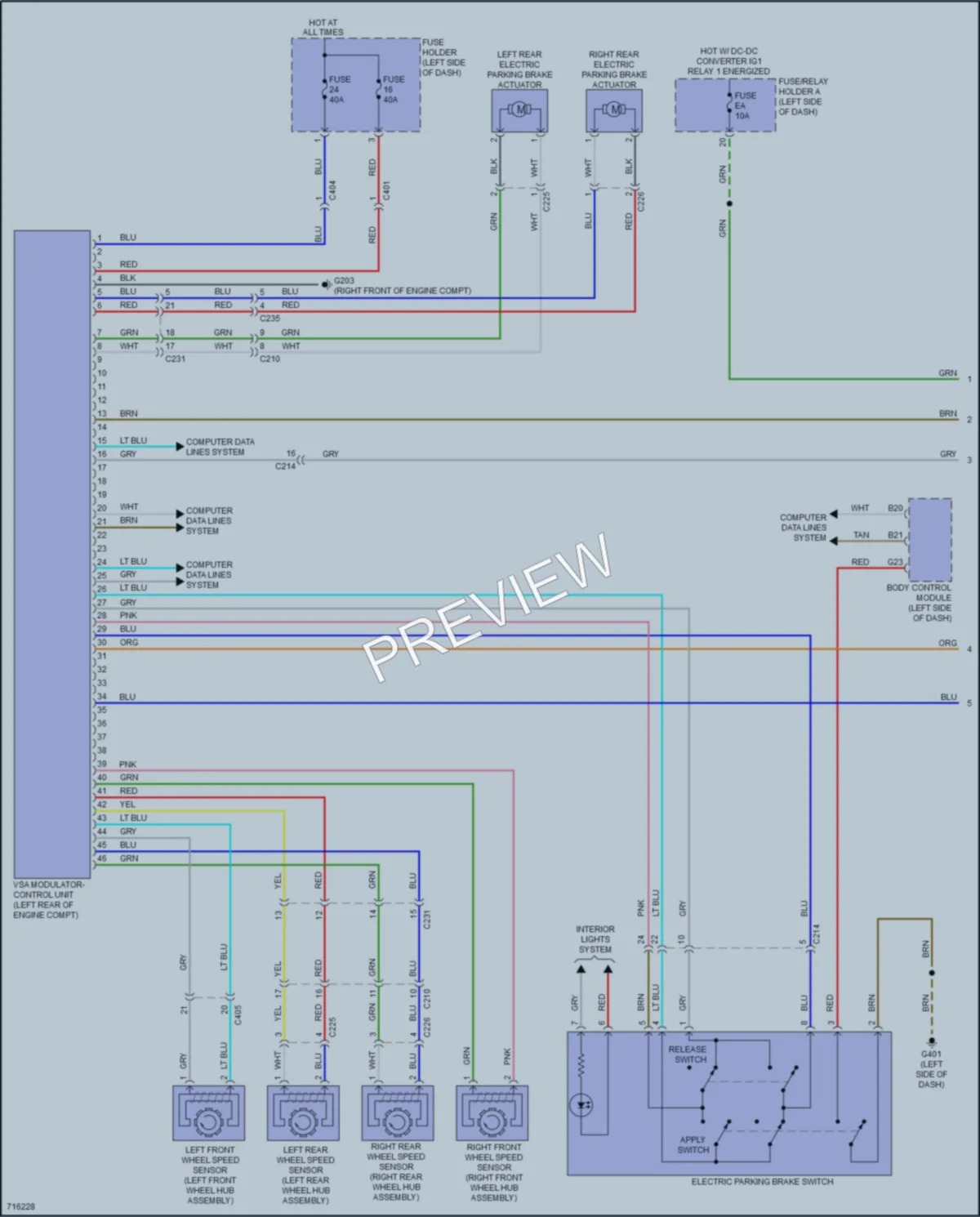 2020 Honda Odyssey Anti Lock Brakes wiring diagram preview