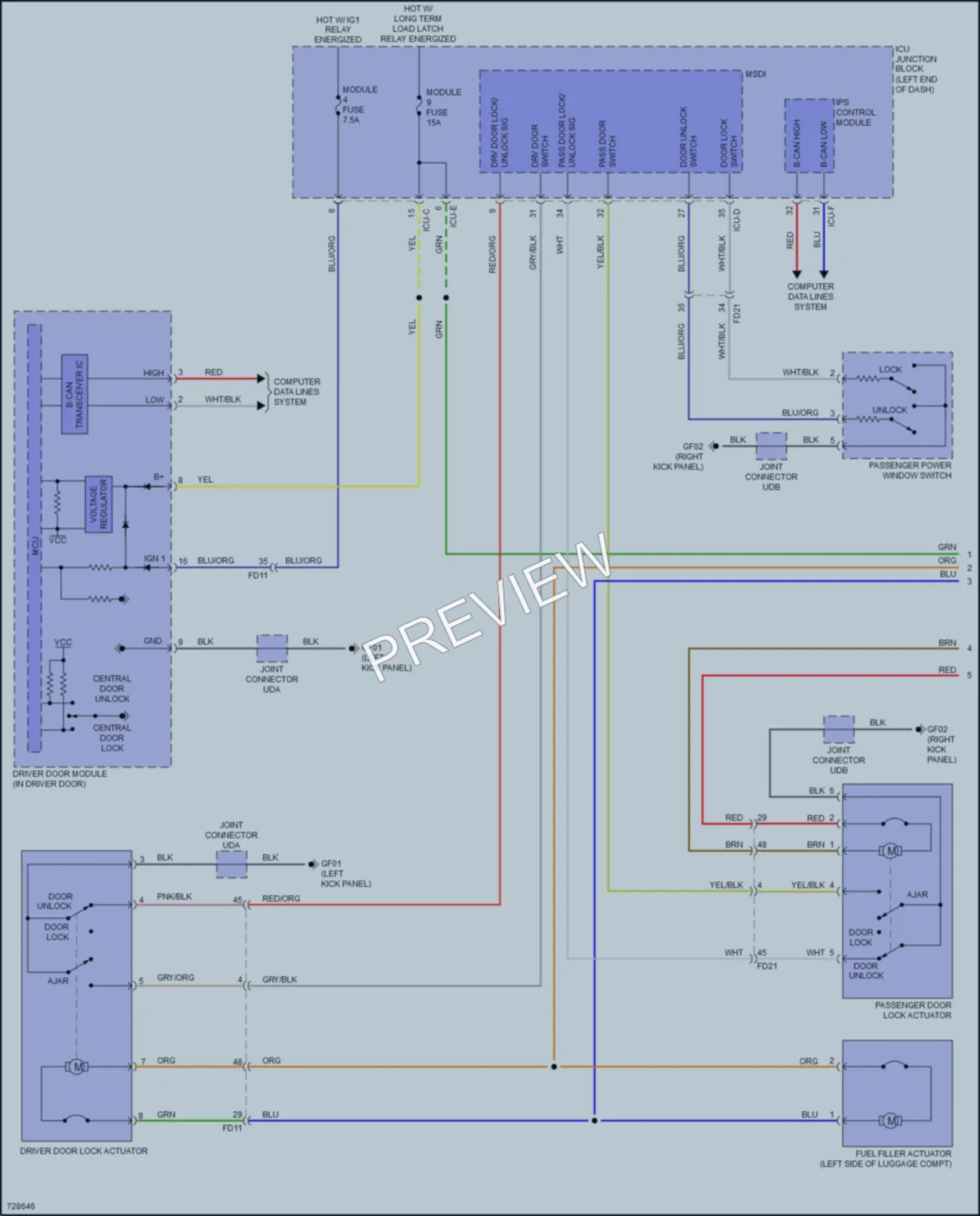 2020 Hyundai Palisade Anti Theft wiring diagram preview
