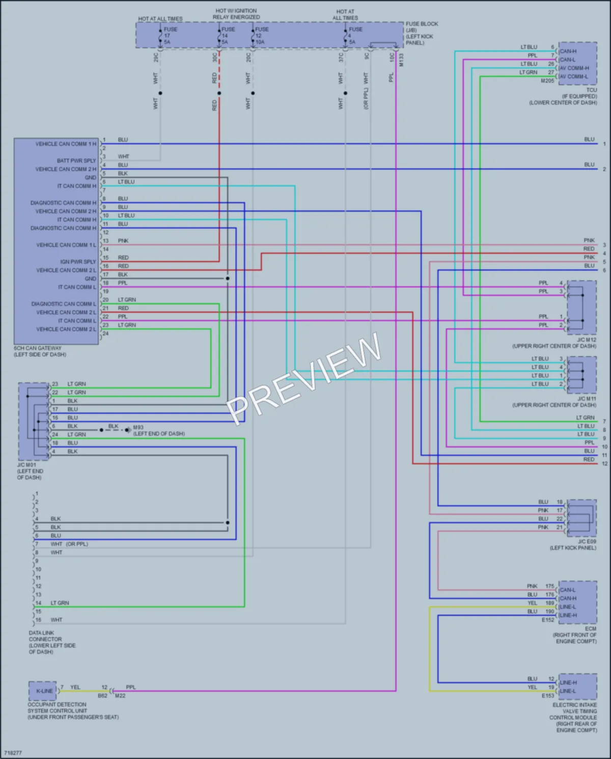 2020 Infiniti Q50 Computer Data Lines wiring diagram preview