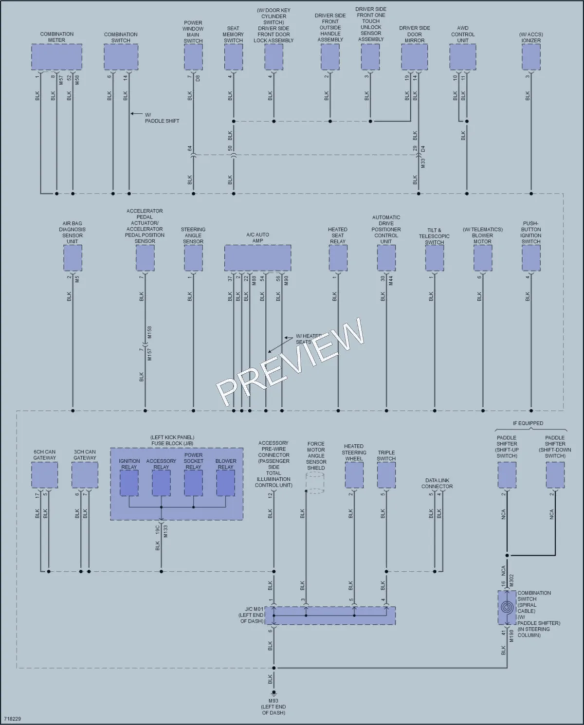 2020 Infiniti Q50 Ground Distribution wiring diagram preview