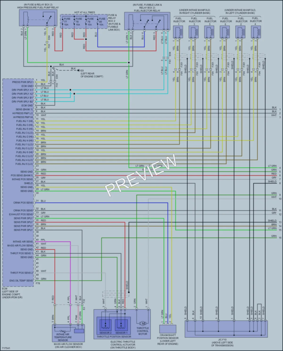 2020 Infiniti QX60 Engine Performance wiring diagram preview