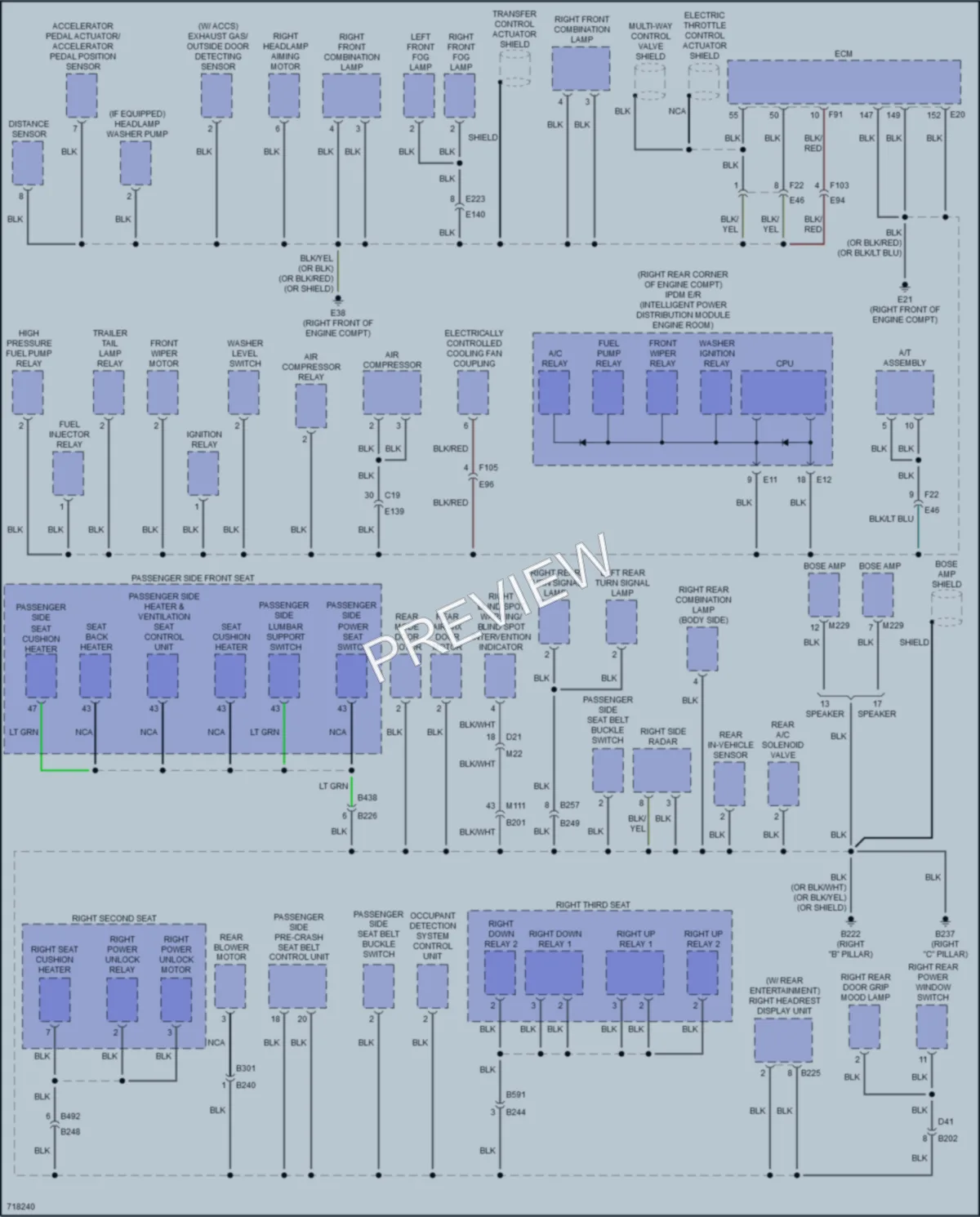 2020 Infiniti QX80 Ground Distribution wiring diagram preview