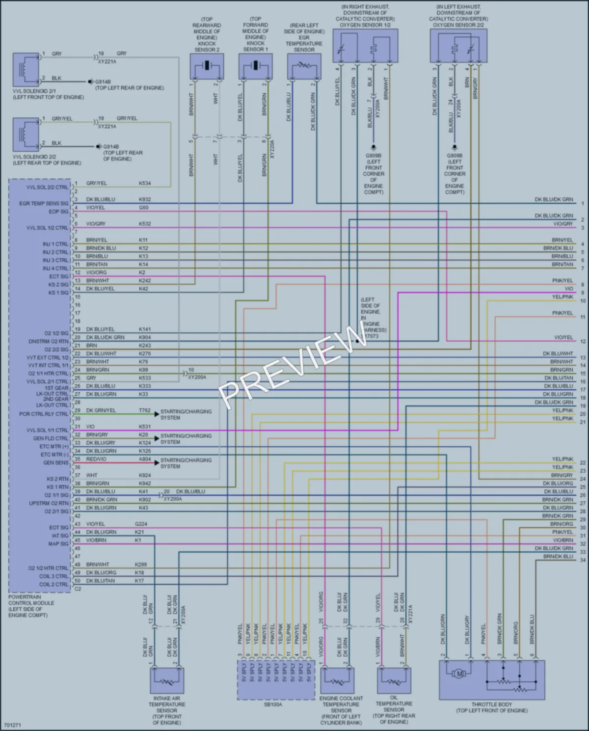 2020 Jeep Gladiator Engine Performance wiring diagram preview