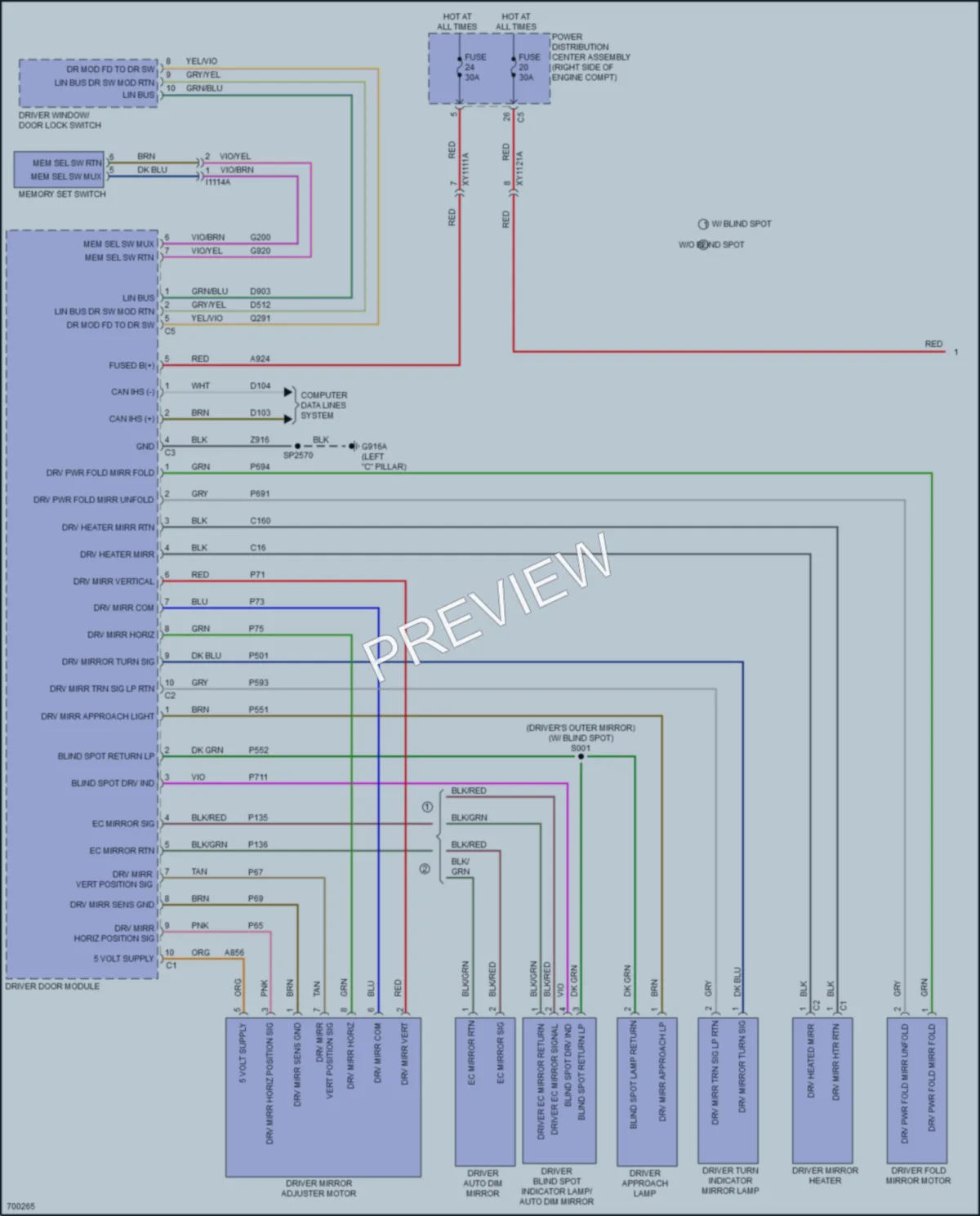 2020 Jeep GrandCherokee Memory Systems wiring diagram preview
